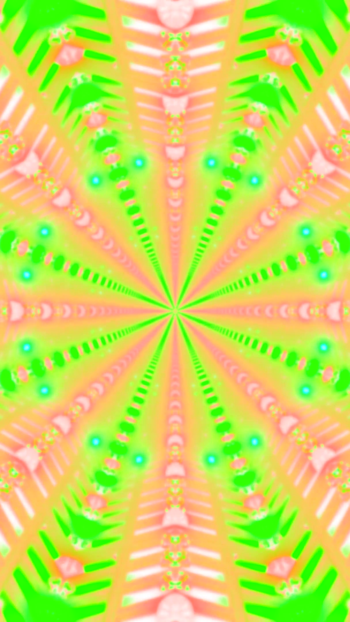 Vibrant tunnel video loop creates dynamic visual experience with