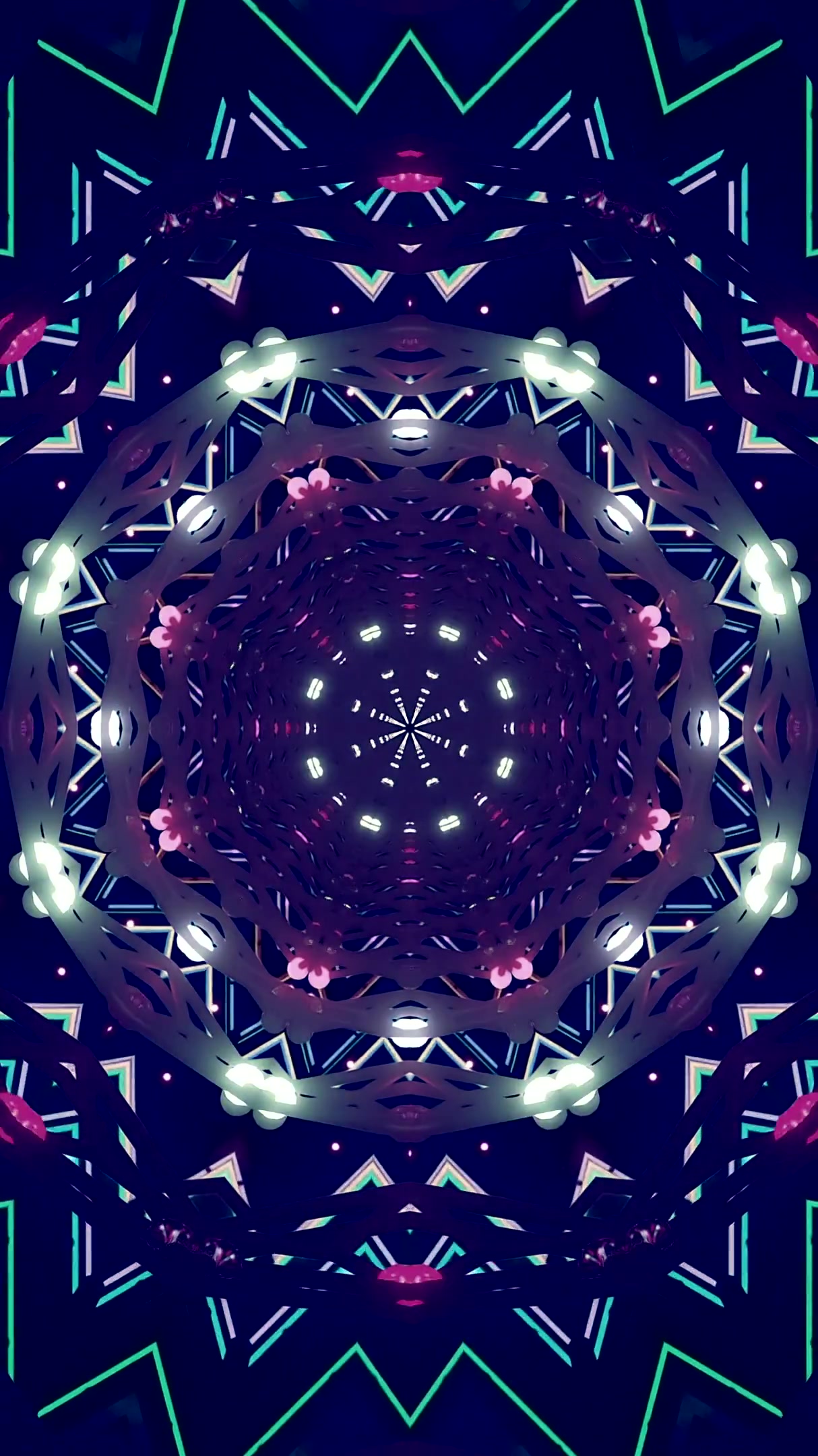 Tunnel video vj loop screensaver creates a mesmerizing seamless v