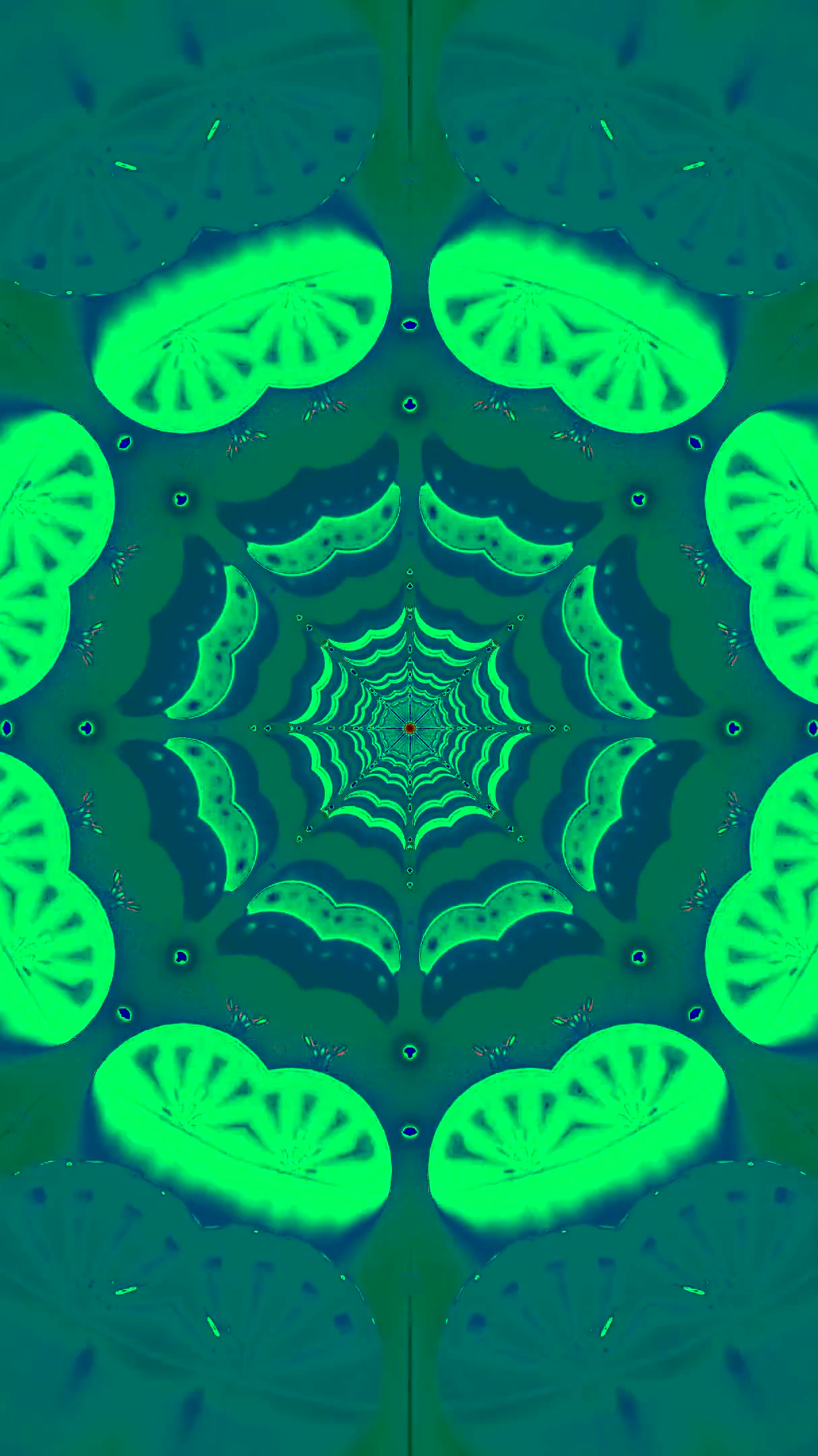 Colorful tunnel video vj loop seamless screensaver with vibrant geometric patterns and shapes