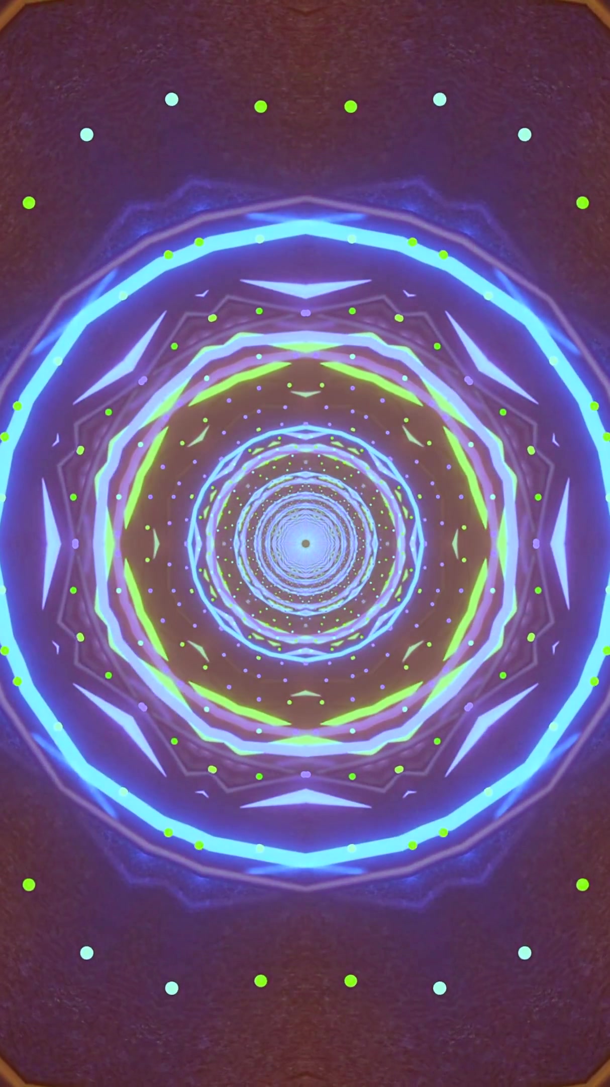 Dynamic tunnel video loop creates a mesmerizing visual experience