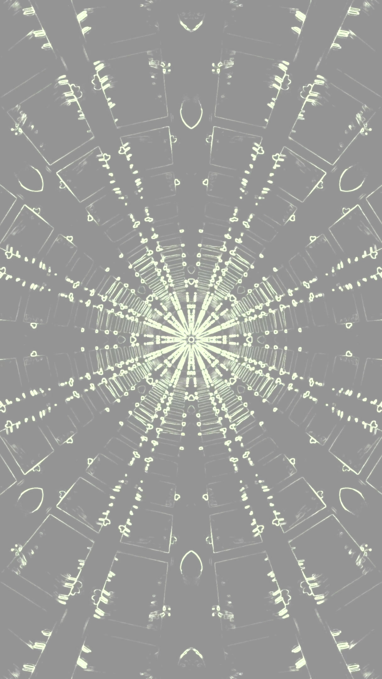 Seamless tunnel video vj loop screensaver creating dynamic visual experience for relaxation and focus