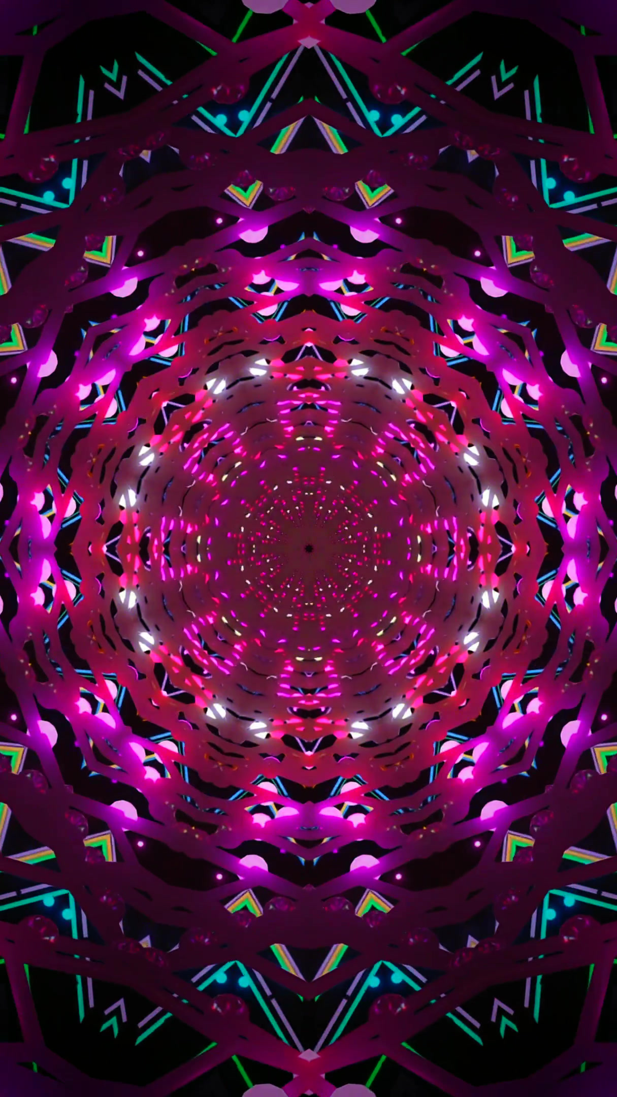 Dynamic tunnel video loop creates mesmerizing visual experience w