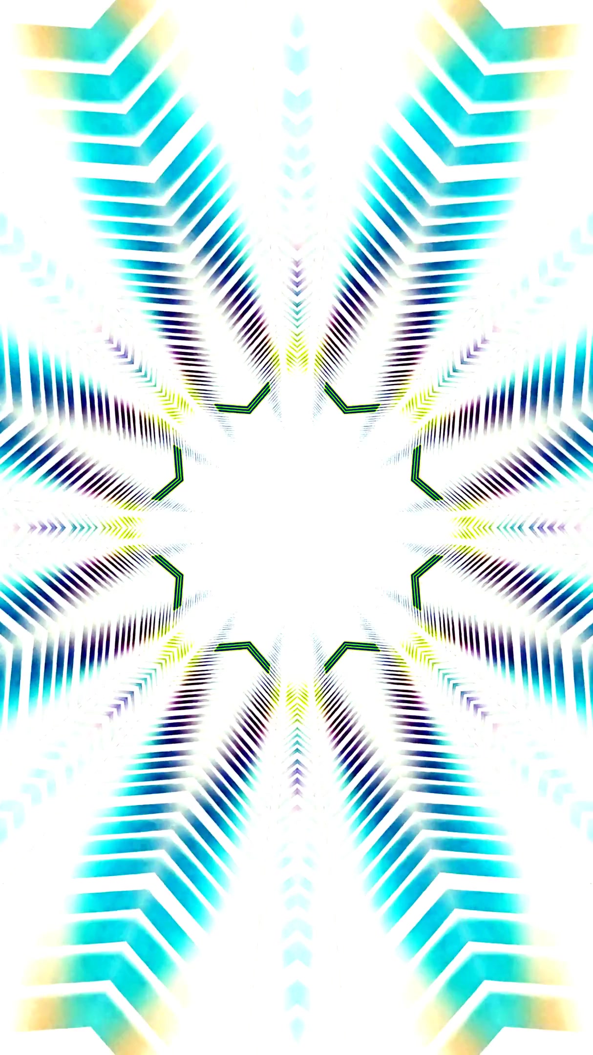 Colorful tunnel video loop creates a mesmerizing visual experience for screensaver usage