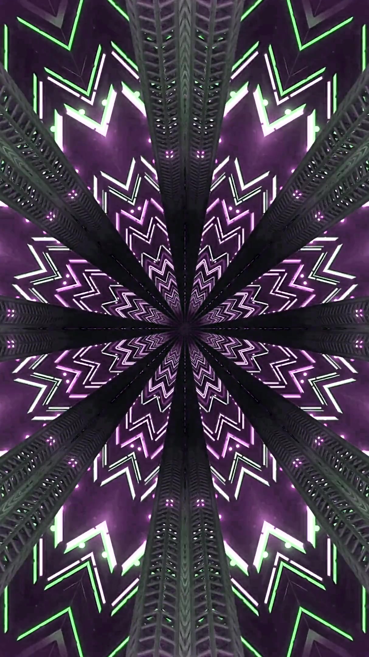 Seamless tunnel video vj loop creating a mesmerizing visual exper