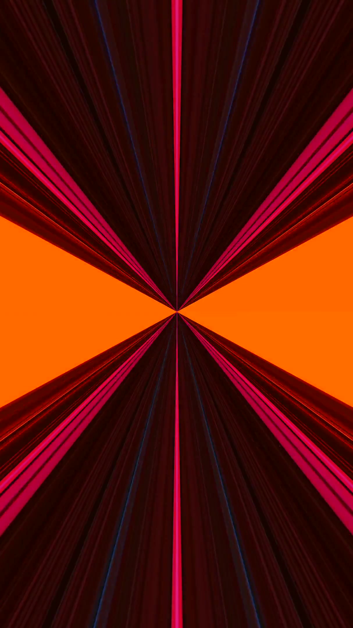 Vibrant tunnel video loop creating seamless motion with colorful