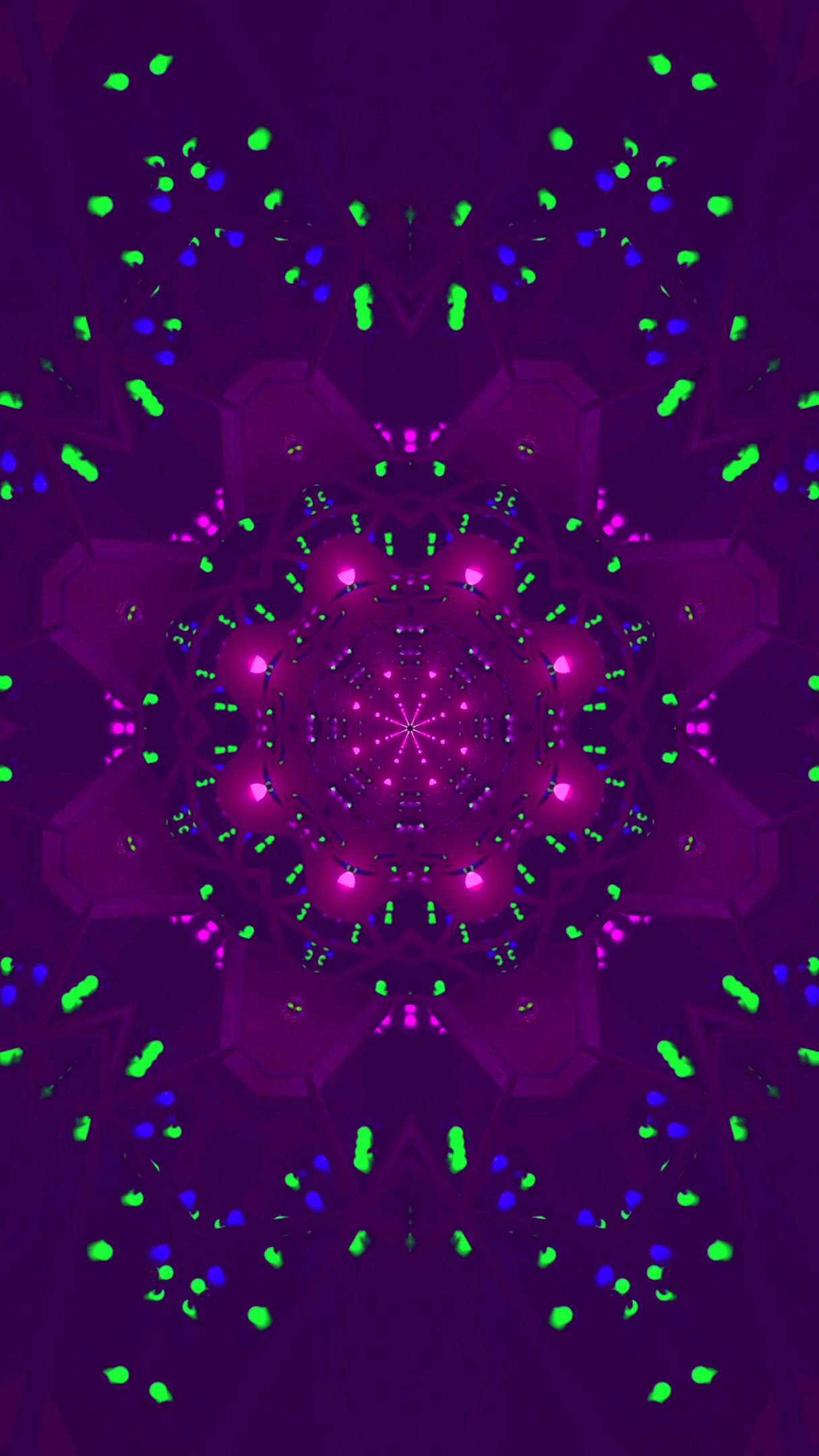 Vivid tunnel video vj loop screensaver creating a mesmerizing visual experience with seamless transitions and vibrant colors