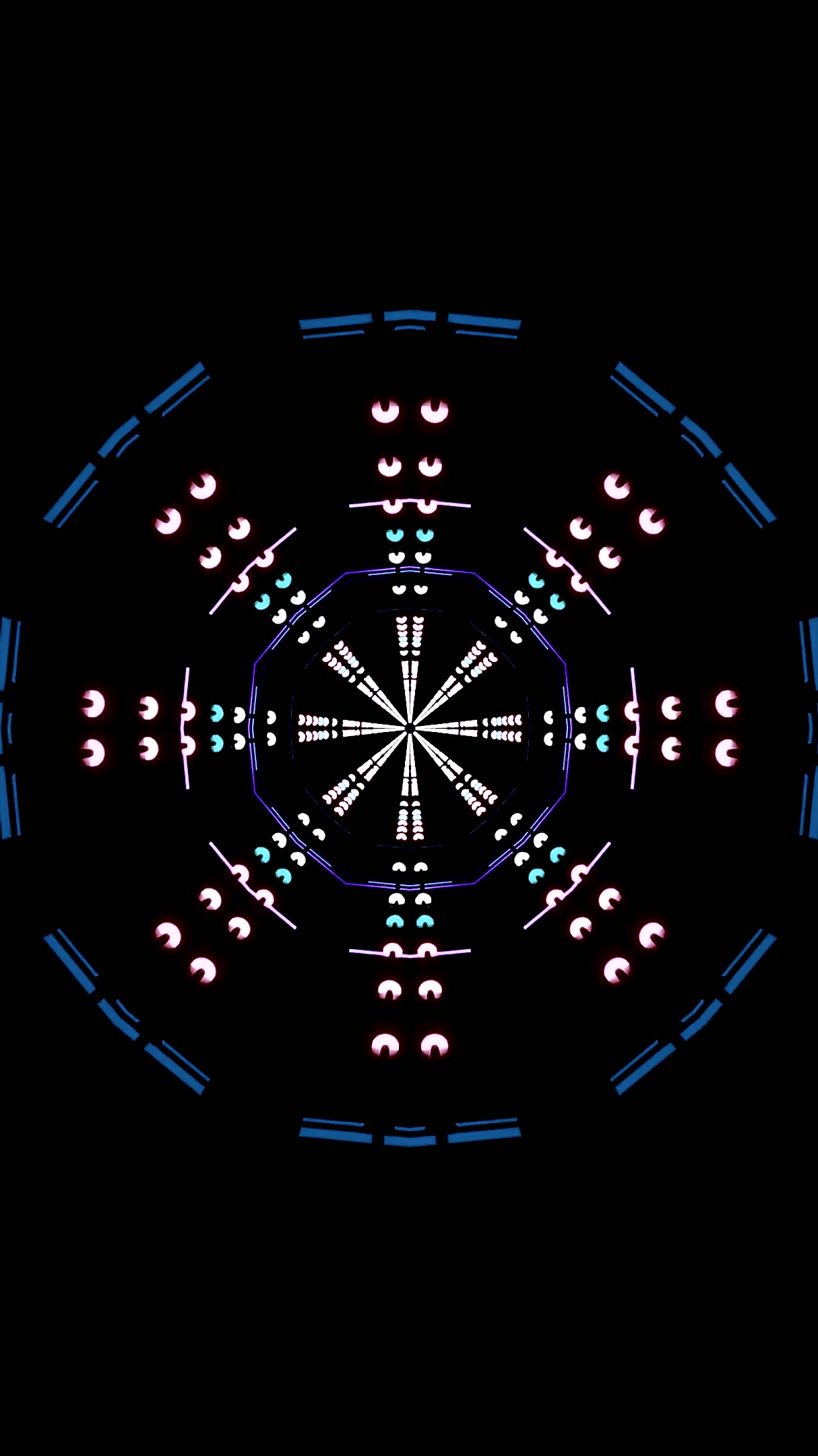 Seamless tunnel animation video loop for stunning visual displays