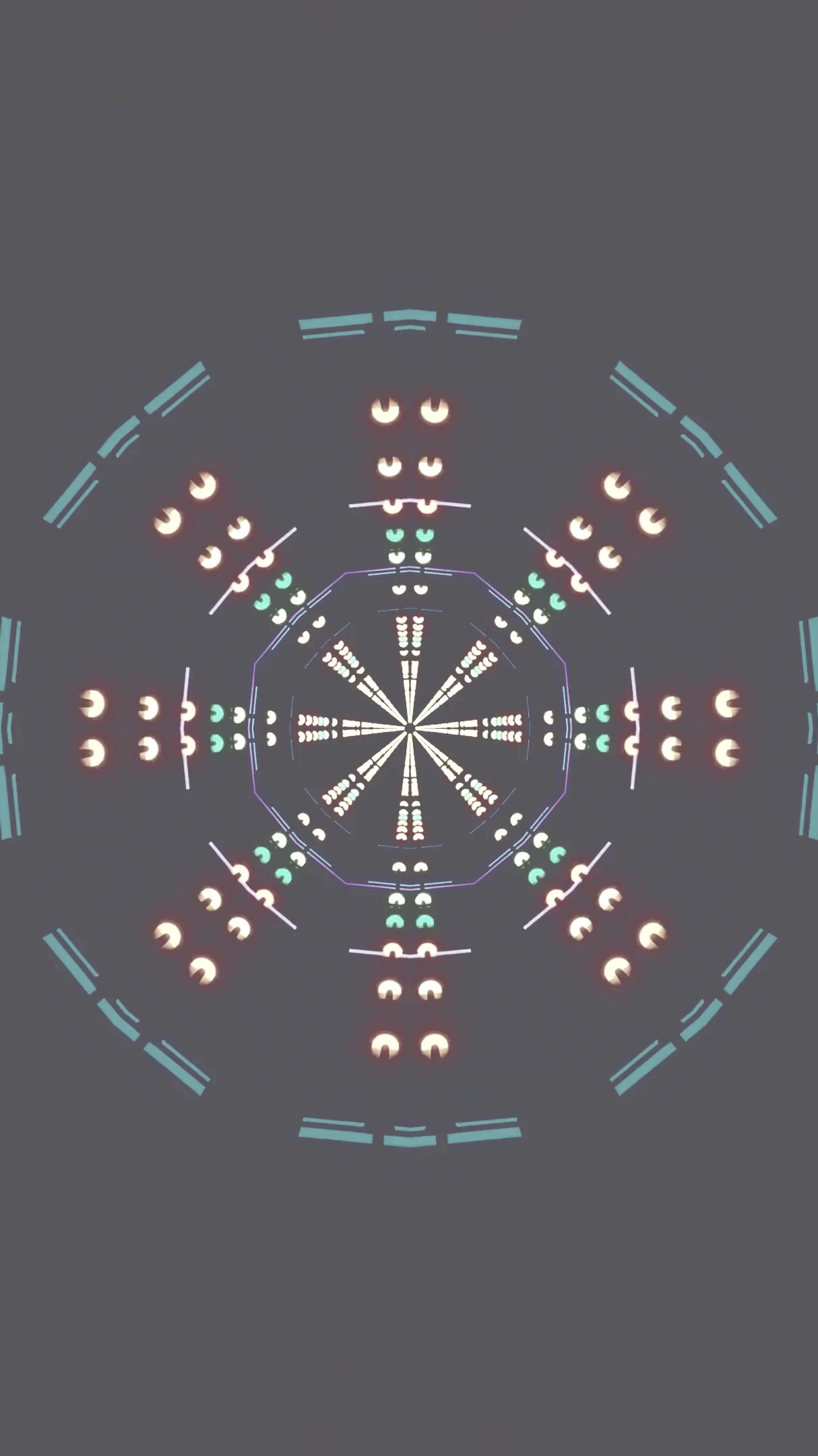 Tunnel video vj loop screensaver creates a mesmerizing seamless e
