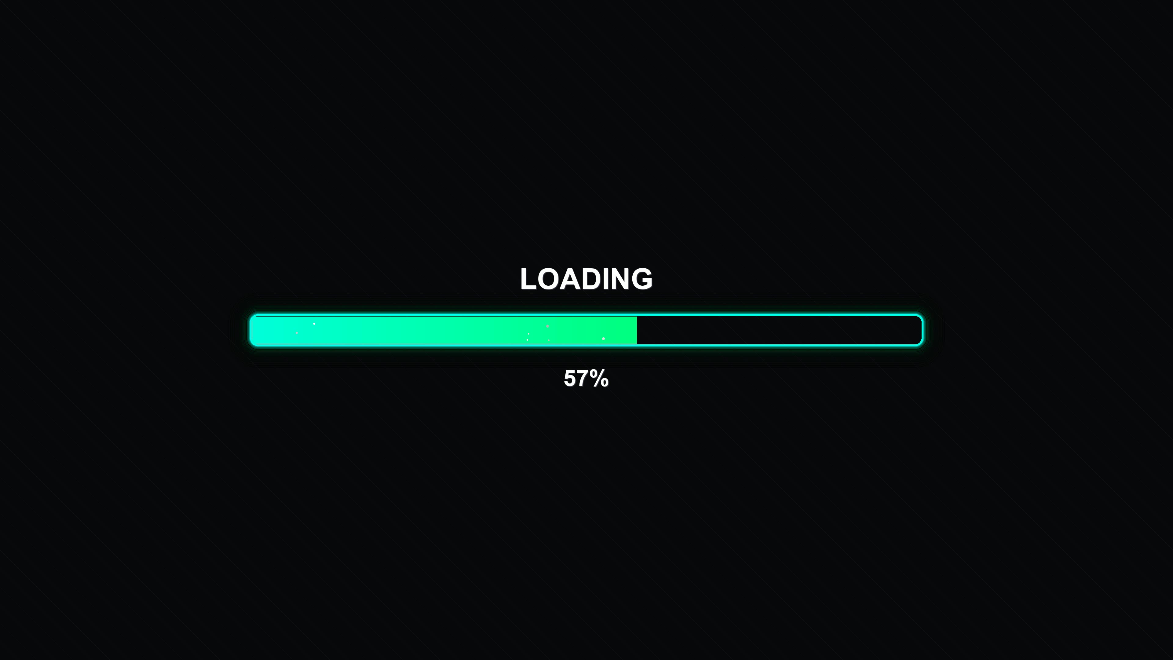 Progressbar animation shows stylish loading process with vibrant colors for digital display and user experience improvement