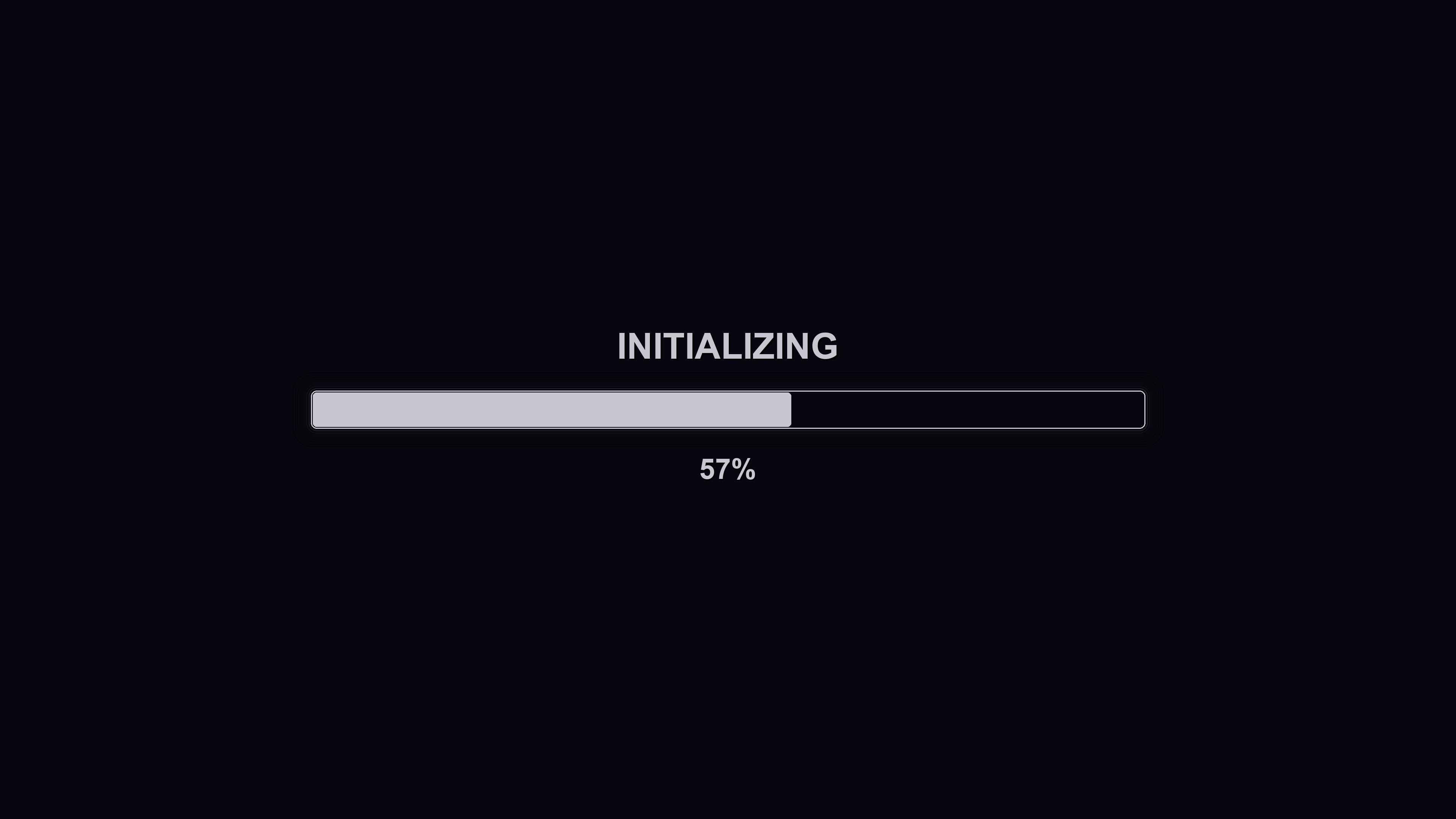 Stylish modern progress bar animation with vibrant colors seen during digital loading process on screen