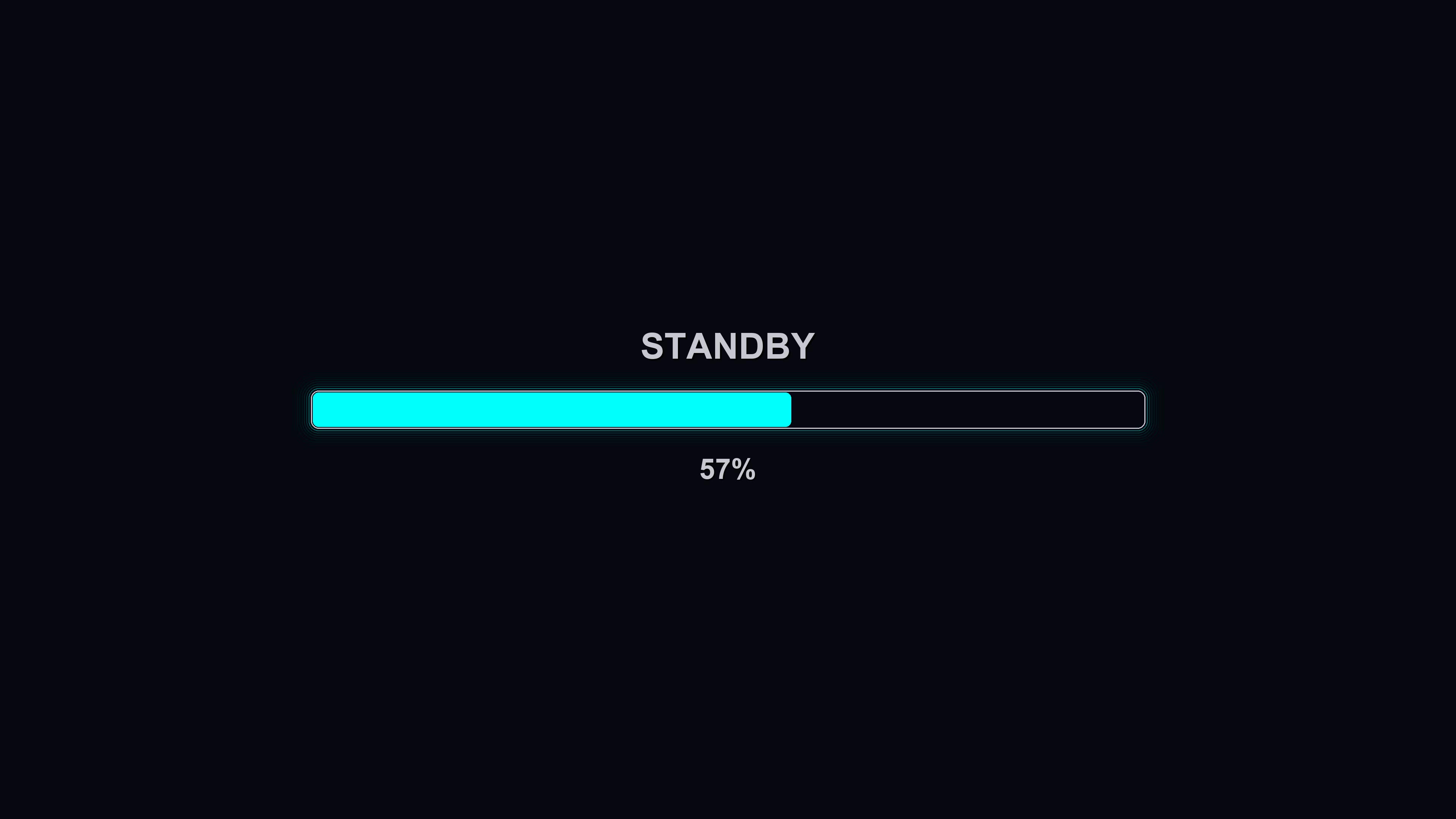Stylish modern progressbar animation displaying vibrant colors in a digital setting