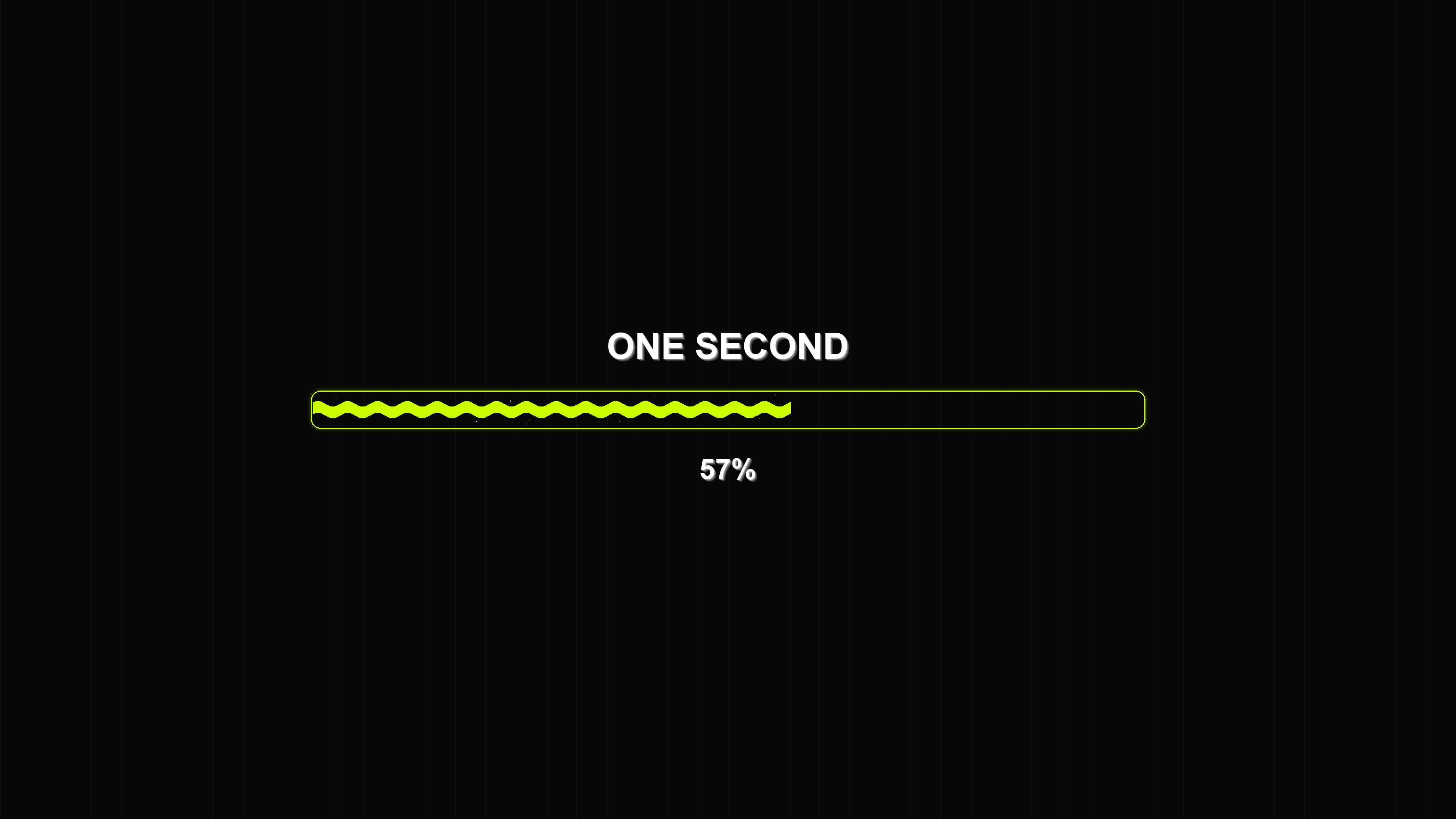 Modern progress bar animation for indicating waiting periods in digital interfaces