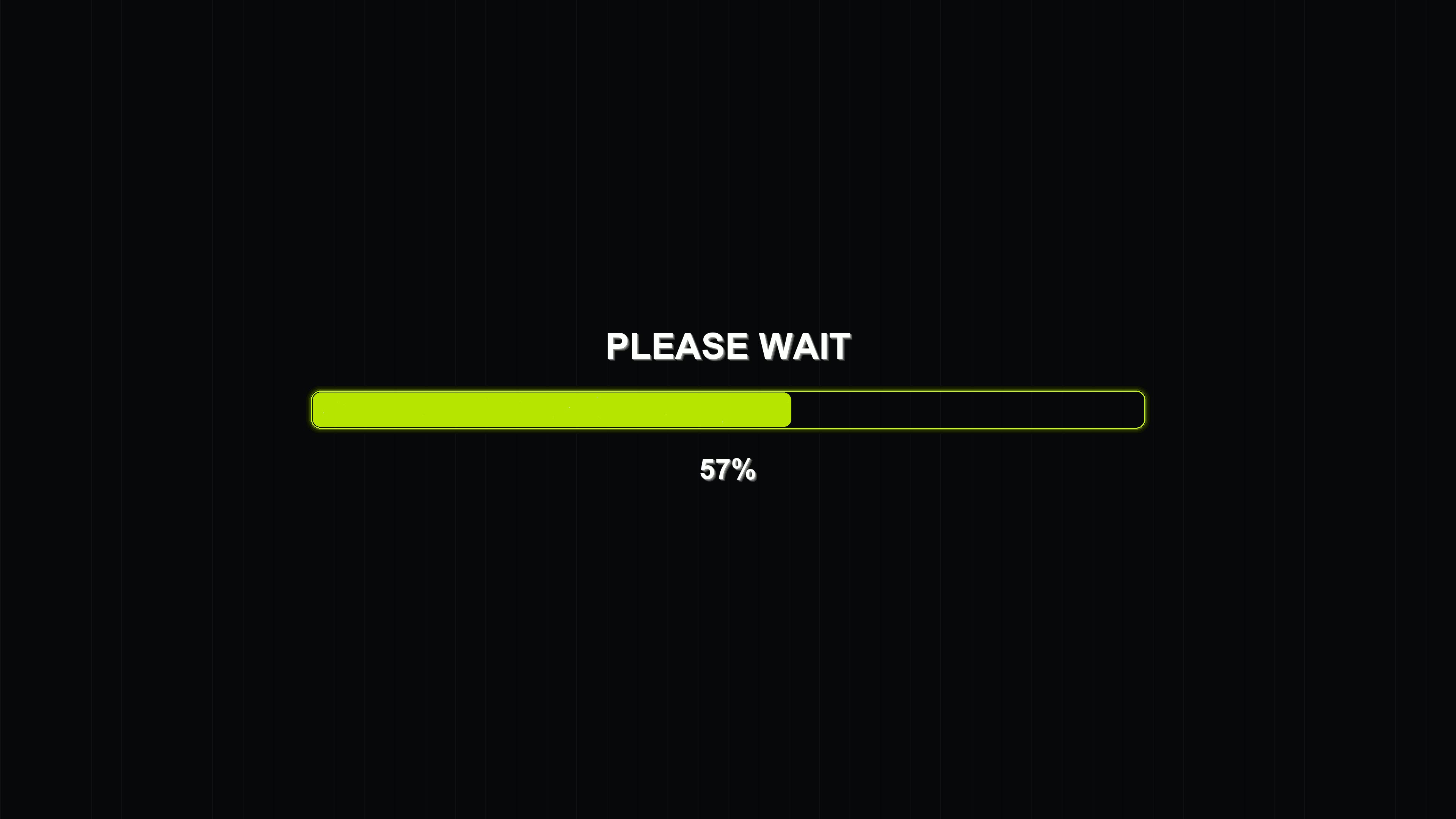 Modern progress bar animation for indicating waiting time during processes in digital applications