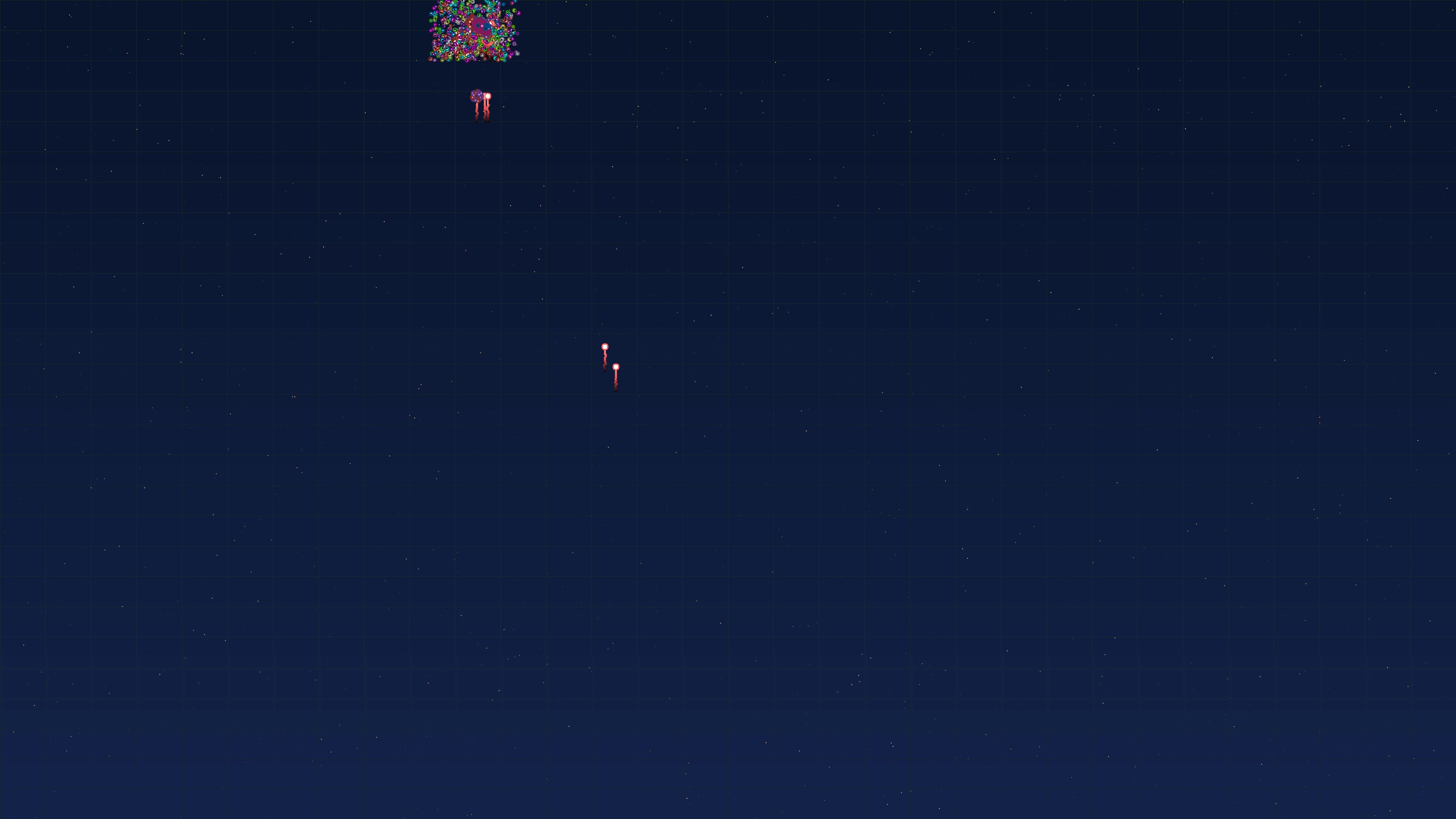 Neon glow effect firework with glitter effect creates colorful display in night sky during festival celebration