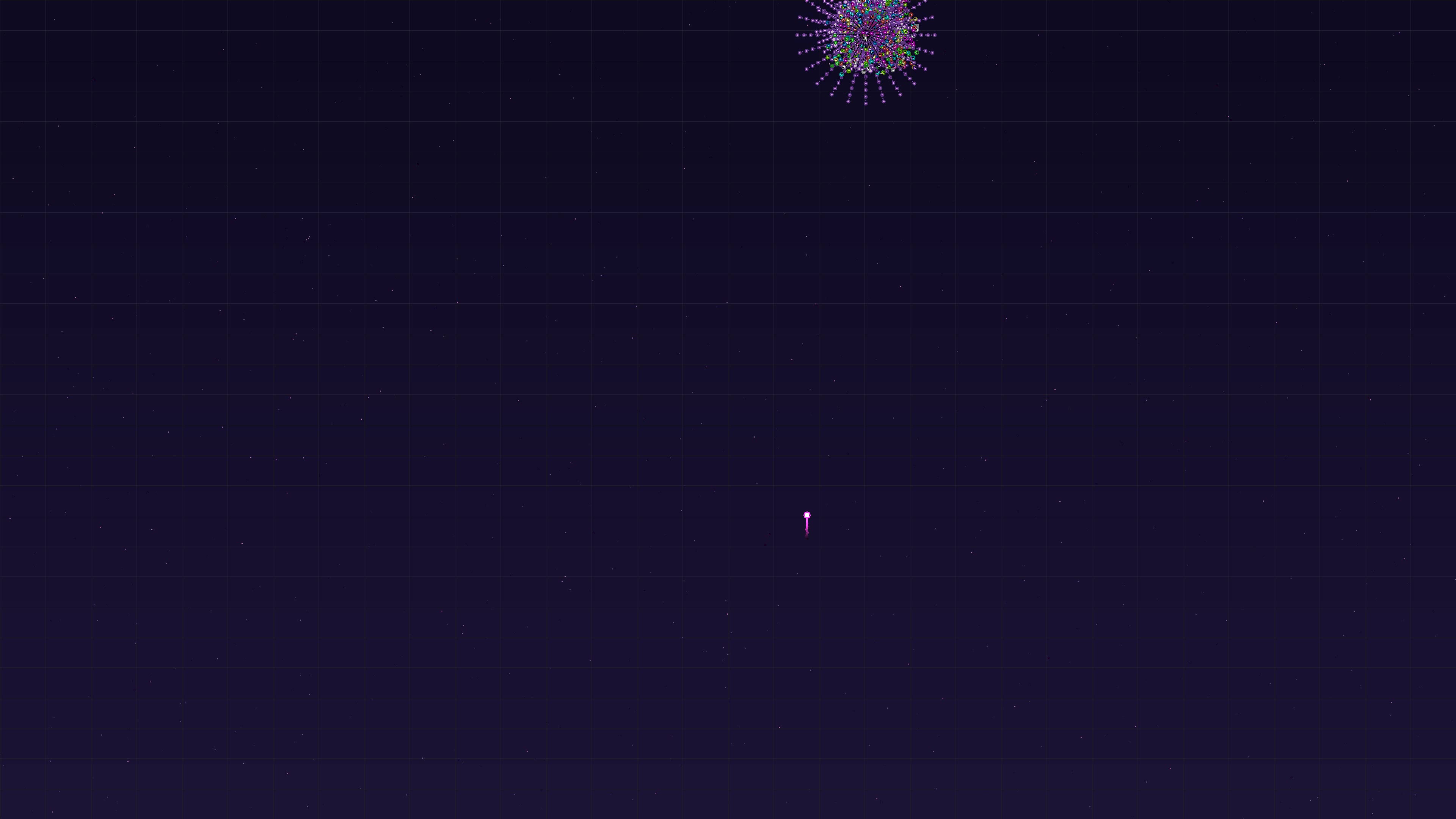 Neon glow firework displays bright lights at night sky celebrating festival of joy and excitement for all people watching