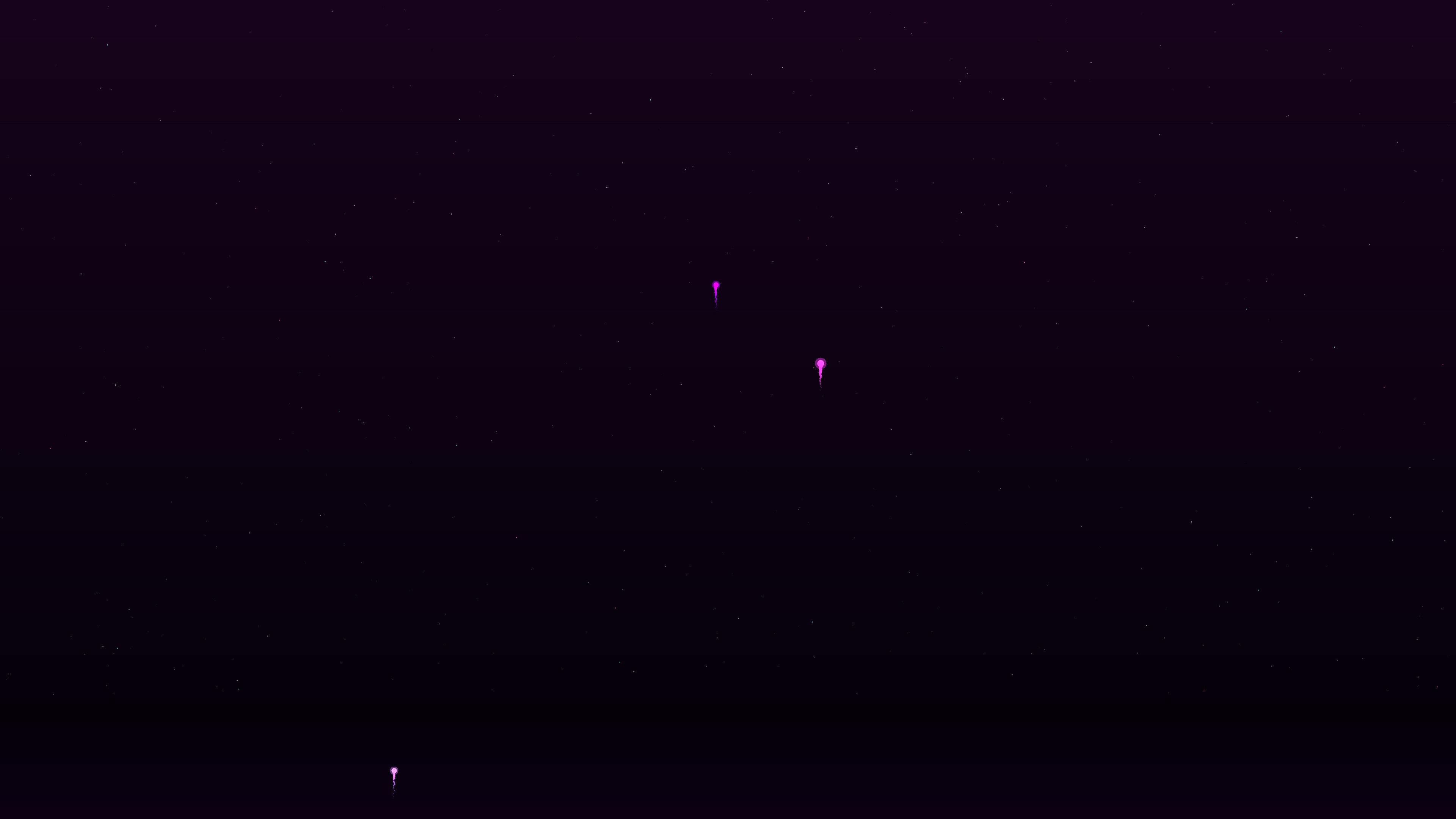 Neon glow firework display with glitter effects lighting up the night sky during a festive celebration