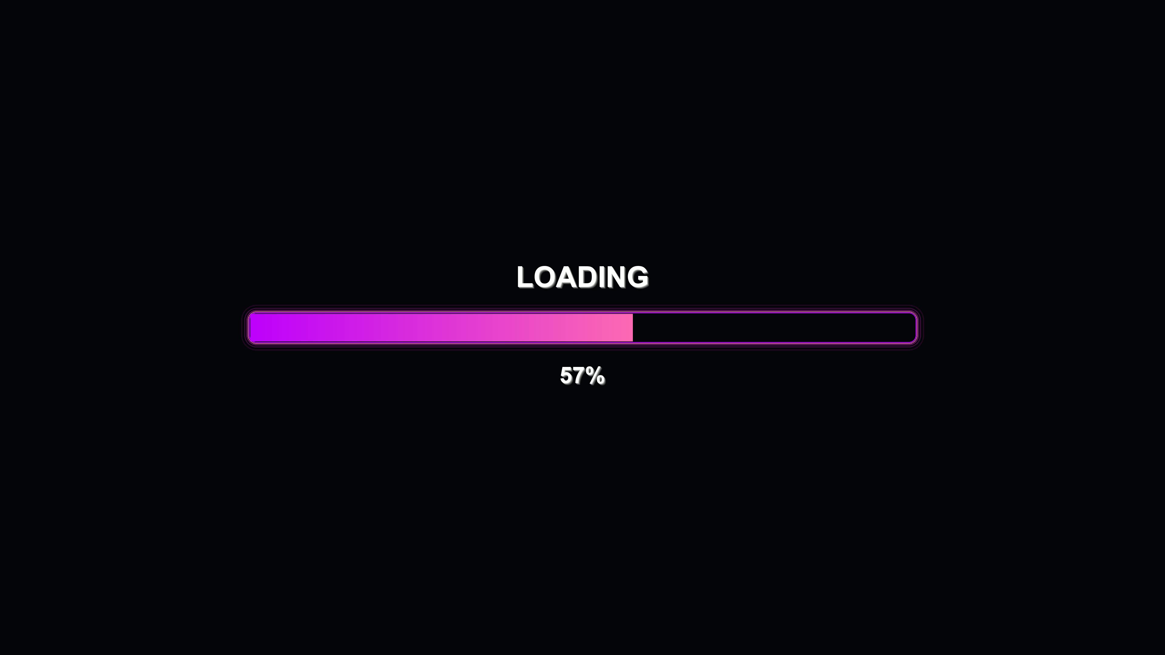 Modern progressbar animation shows vibrant colors during the loading process for digital applications and websites