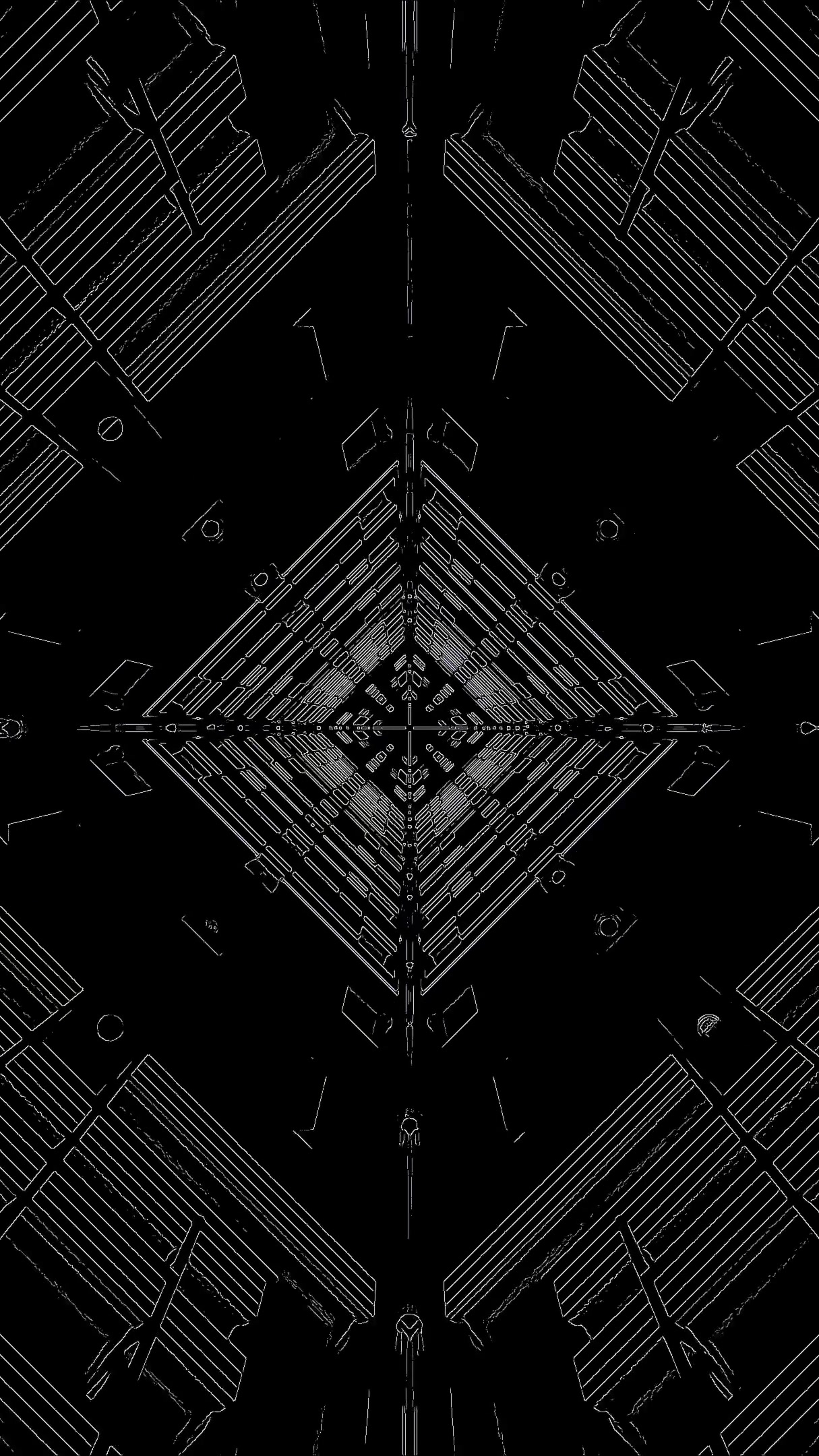 Tunnel video loop creates a captivating visual experience with seamless motion and depth