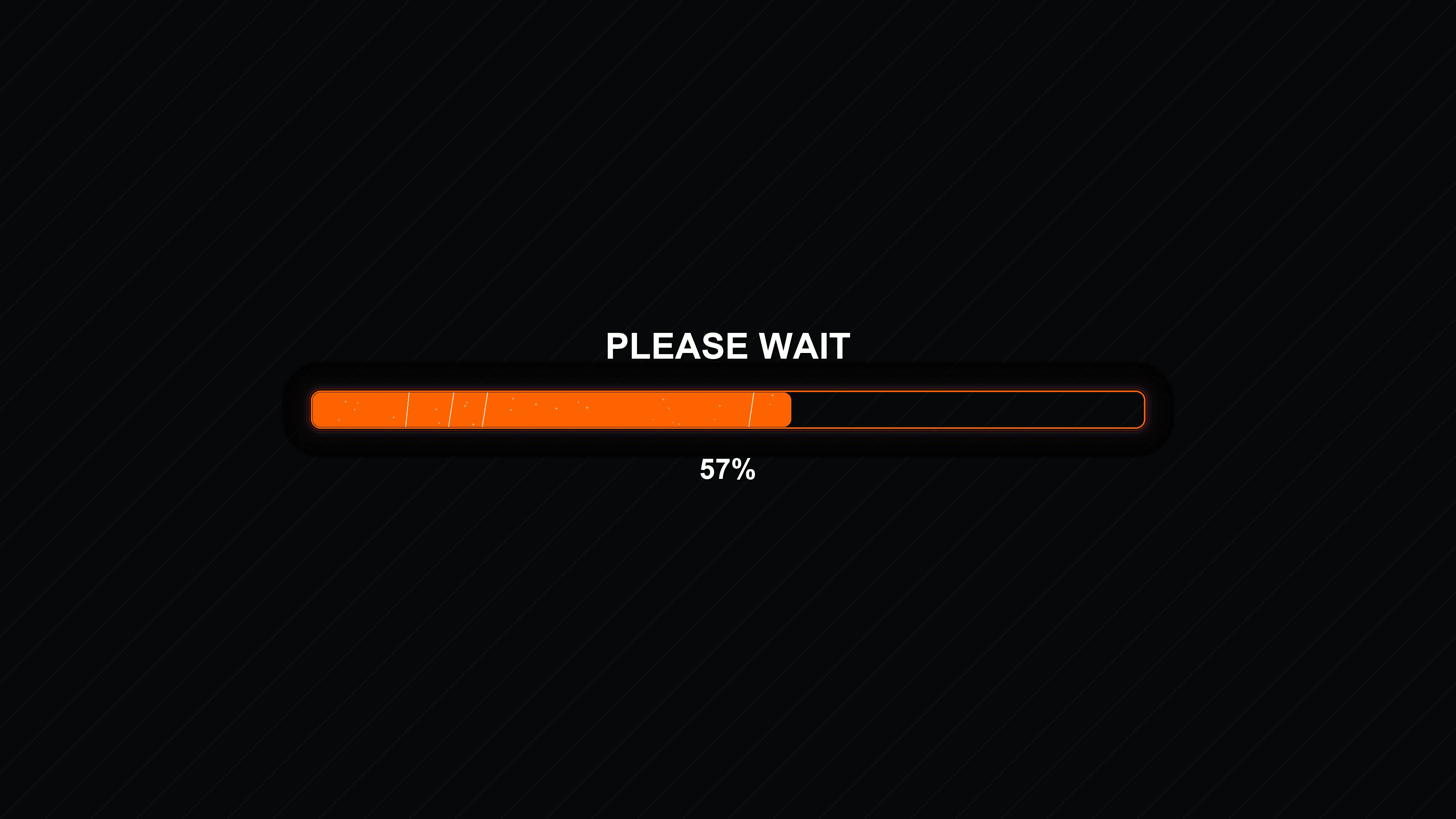 Progress bar animation shows waiting period with clear status indication in modern design and style