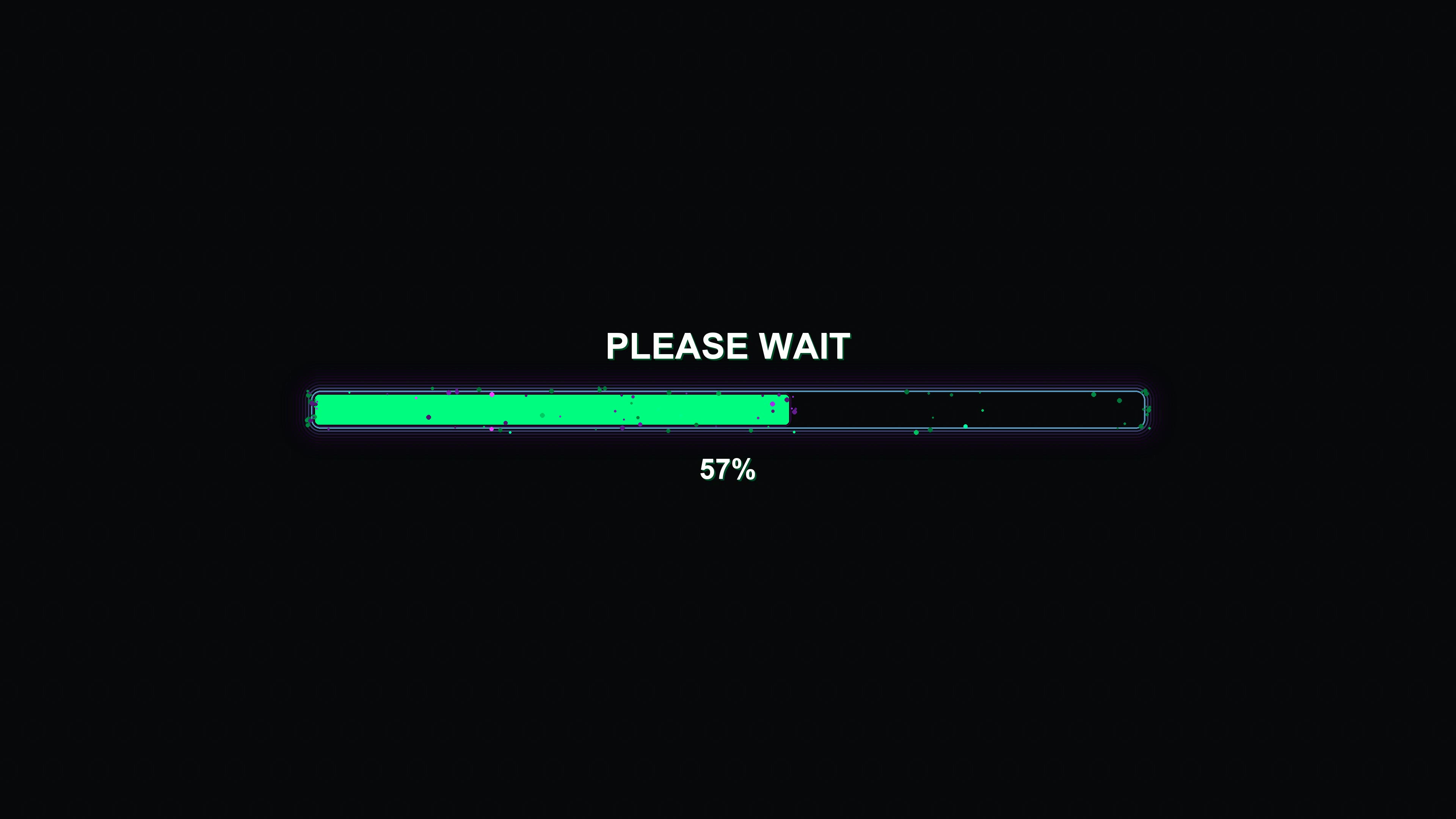 Modern progress bar animation for waiting periods with clear indication of loading status, suitable for various applications and settings