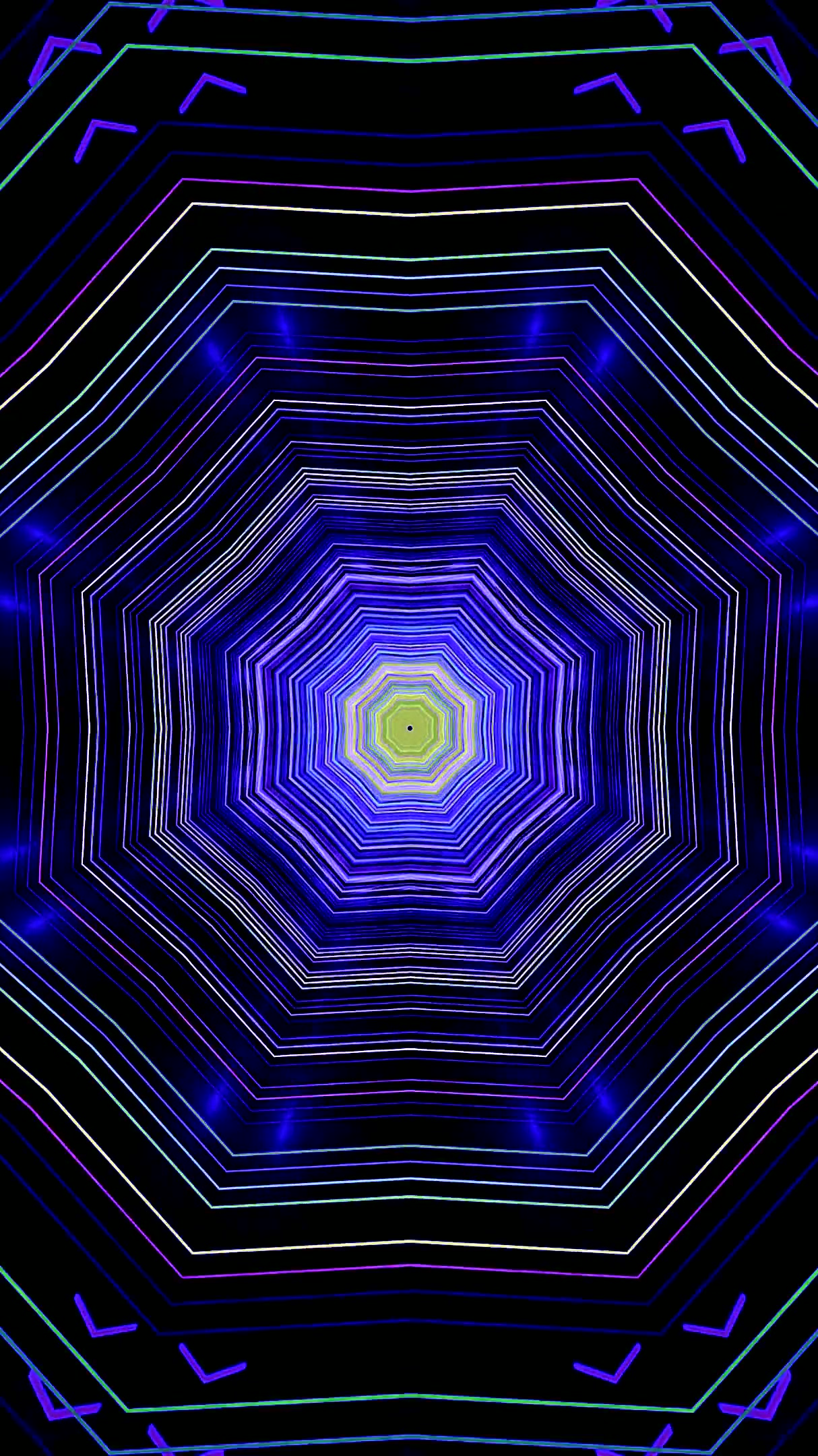 Colorful tunnel video vj loop seamless animation suitable for scr