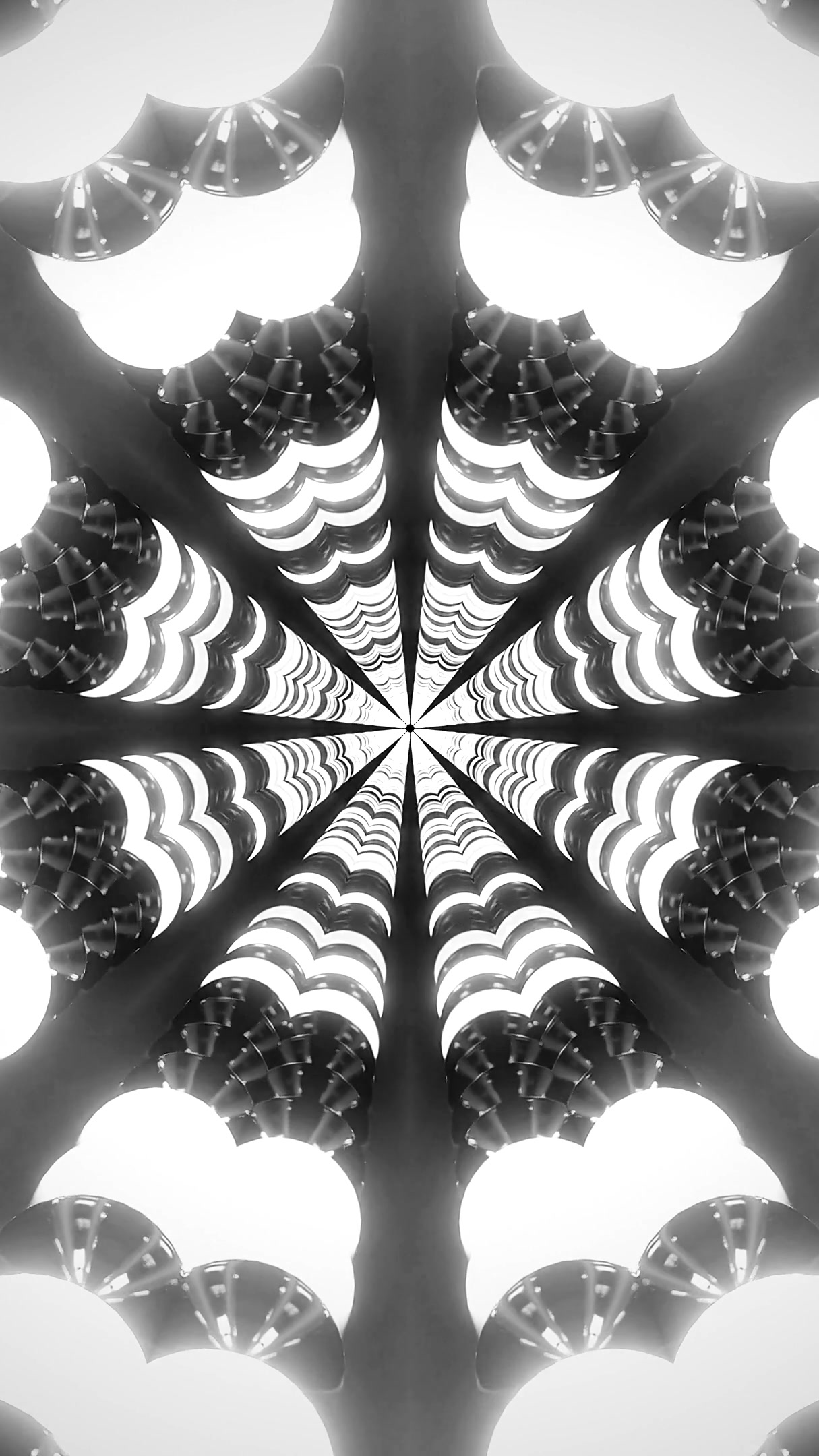 Dynamic tunnel video loop featuring smooth design and mesmerizing lights for endless visual enjoyment