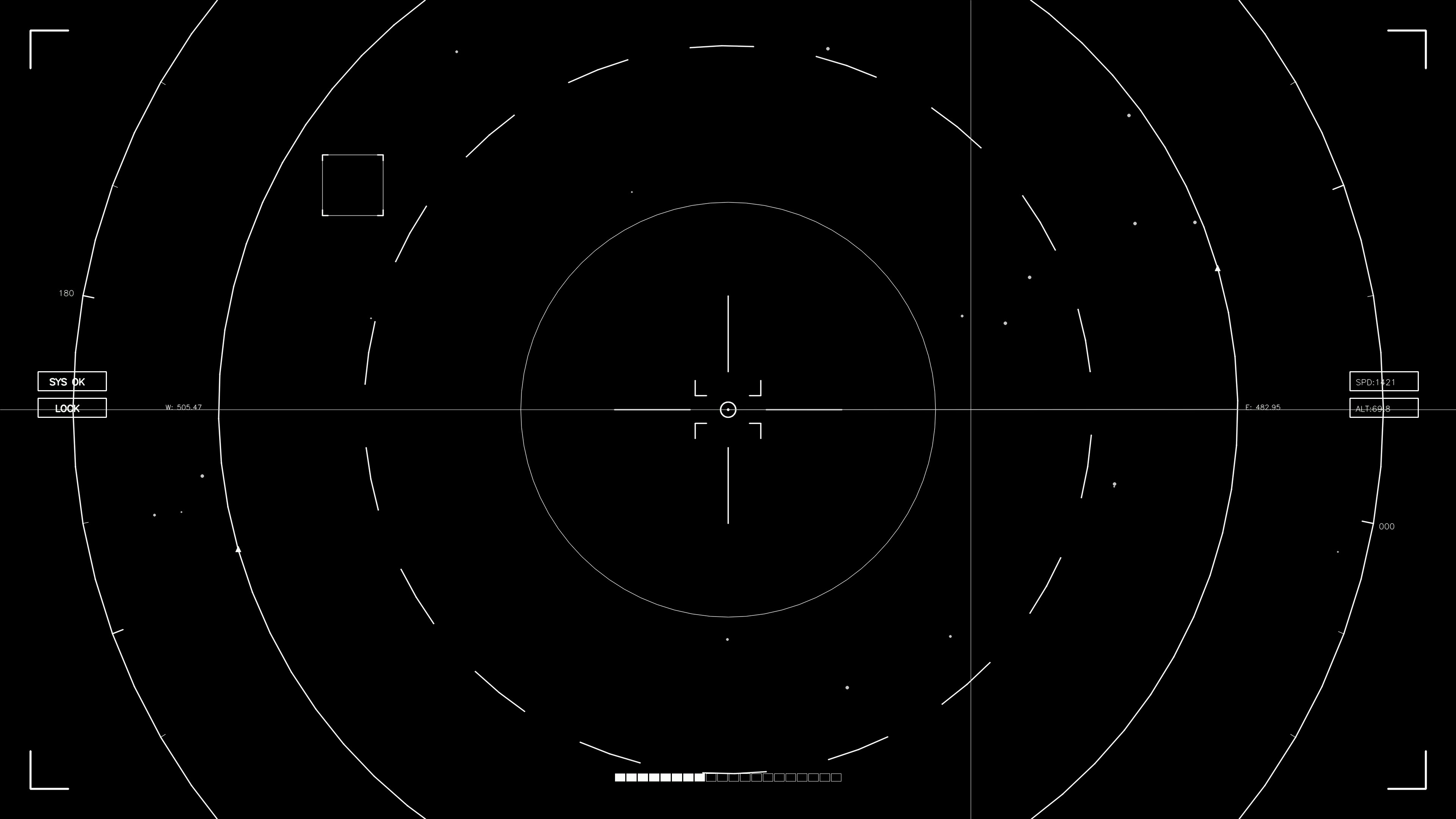 Hud elements animation for web designers and sci-fi video editors with clear graphics and details