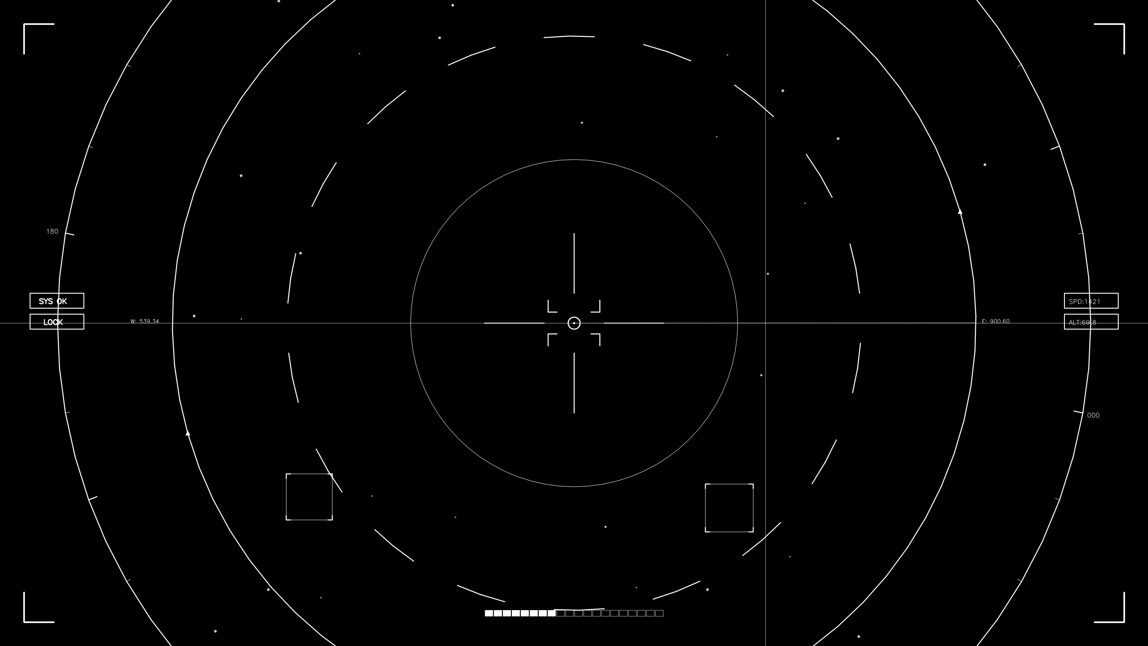 Hud elements animation for webdesigners and video editors focusing on sci-fi themes and user interface details