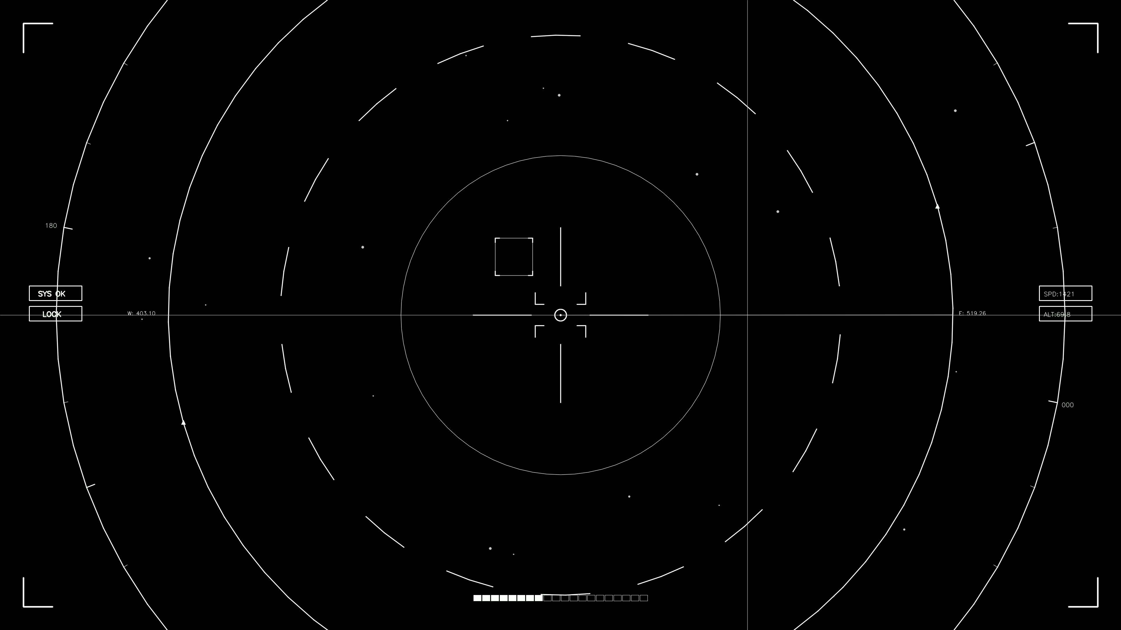 Hud elements animation designed for web designers and sci-fi video cutters for creating futuristic visuals and effects
