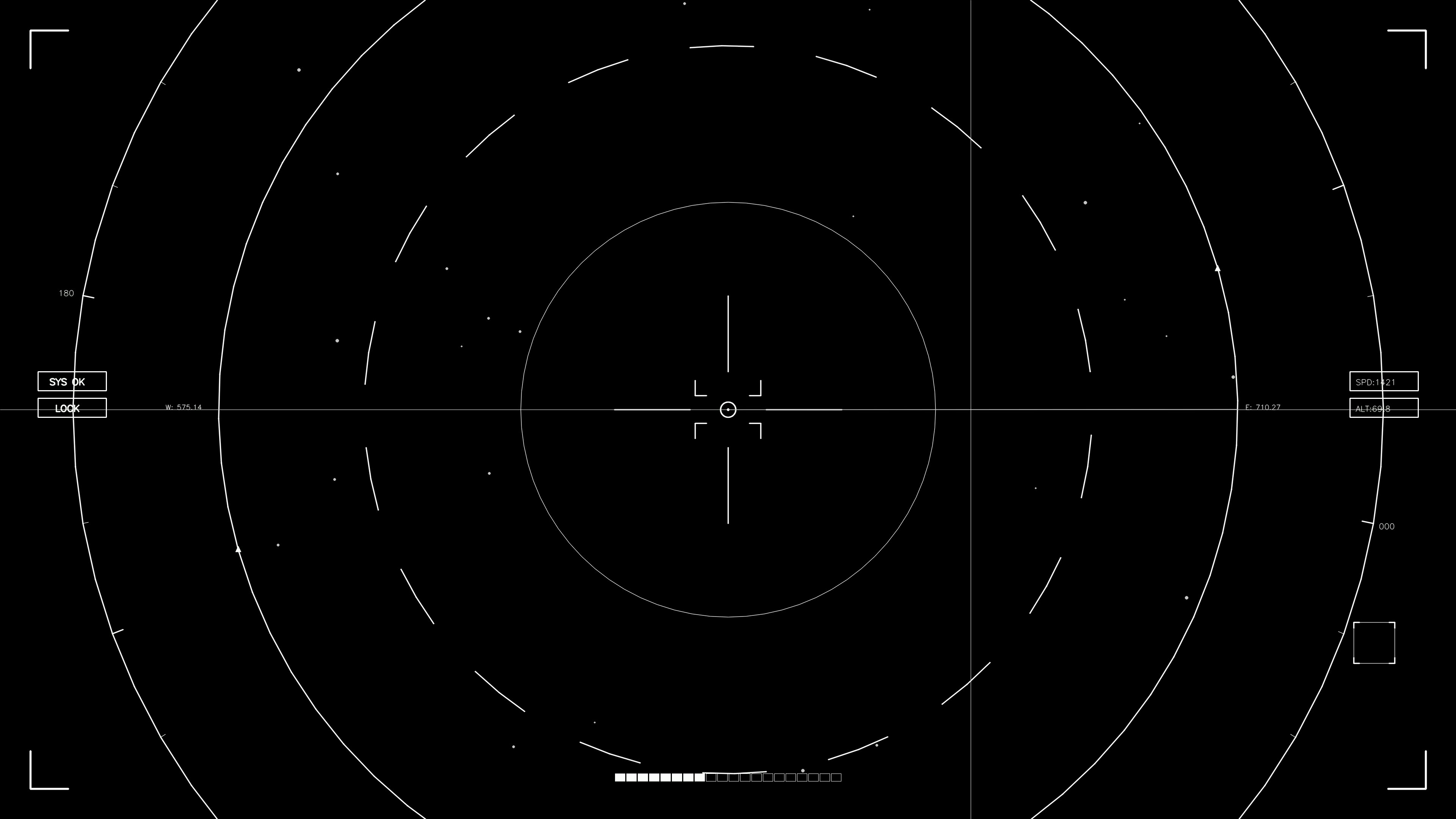 Hud elements animation for web design and sci-fi video editing projects in various contexts and settings during different times