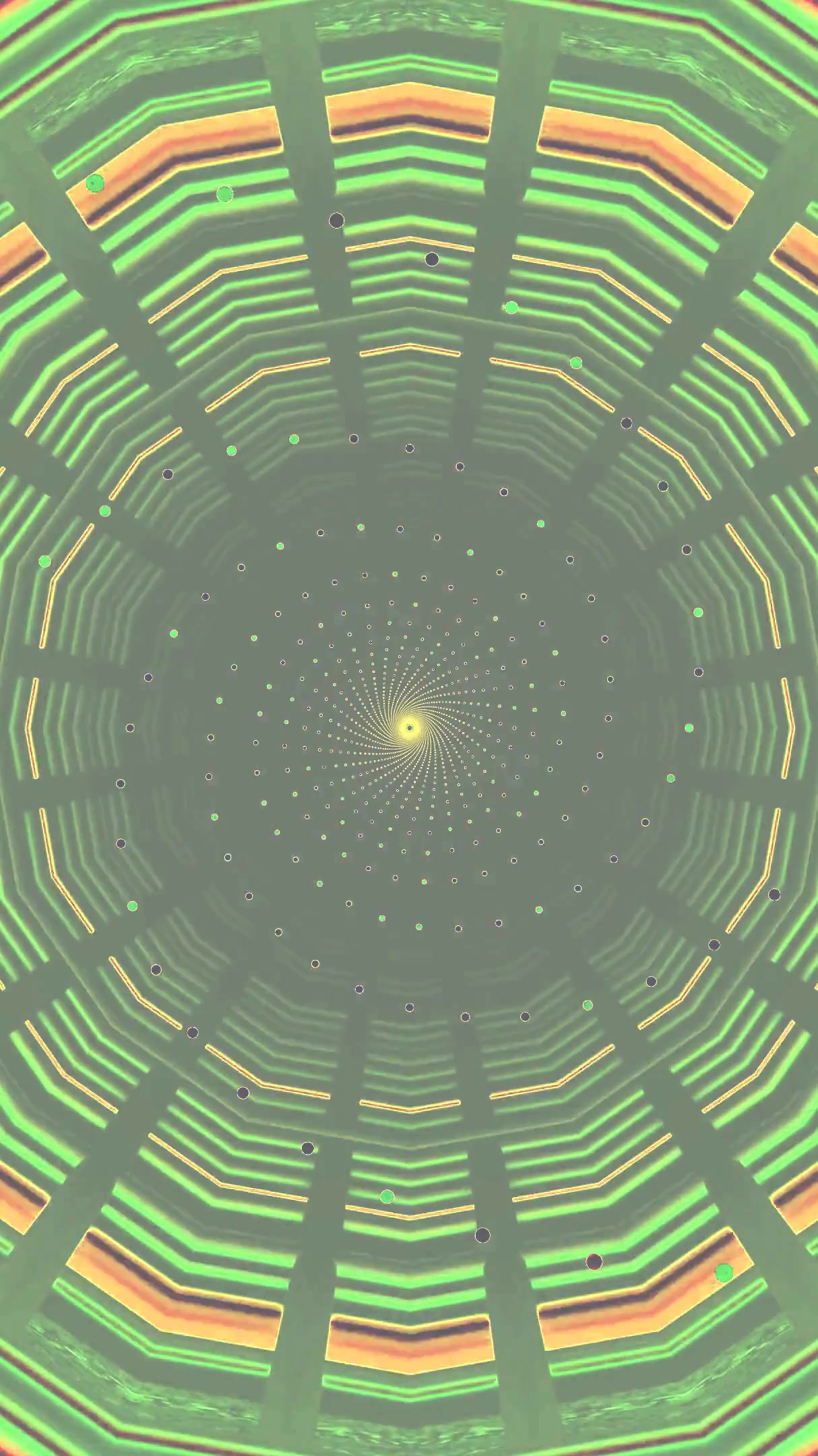 Tunnel video vj loop screensaver creates a dynamic visual experie