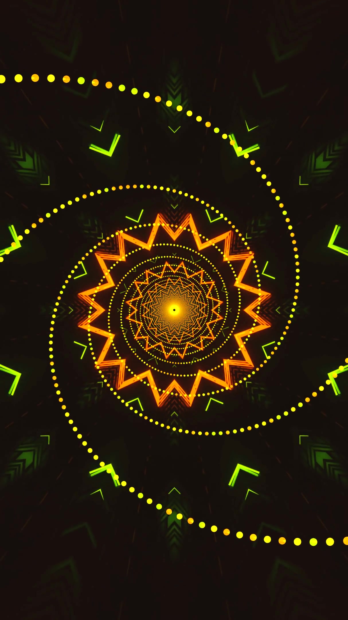 Seamless tunnel video loop creates a mesmerizing visual experienc