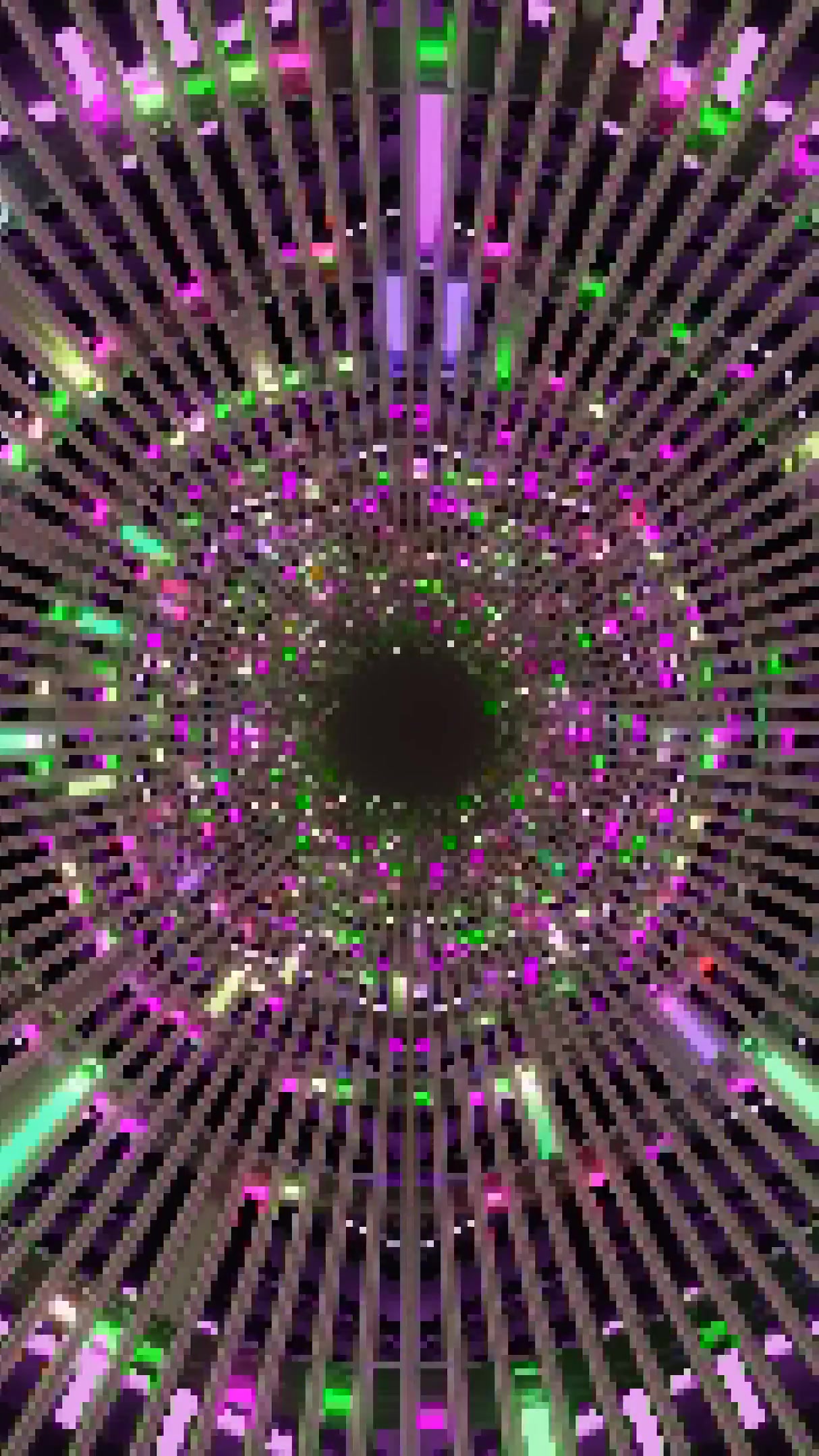 Tunnel video vj loop screensaver with vibrant colors and seamless motion creates a mesmerizing visual experience in any setting