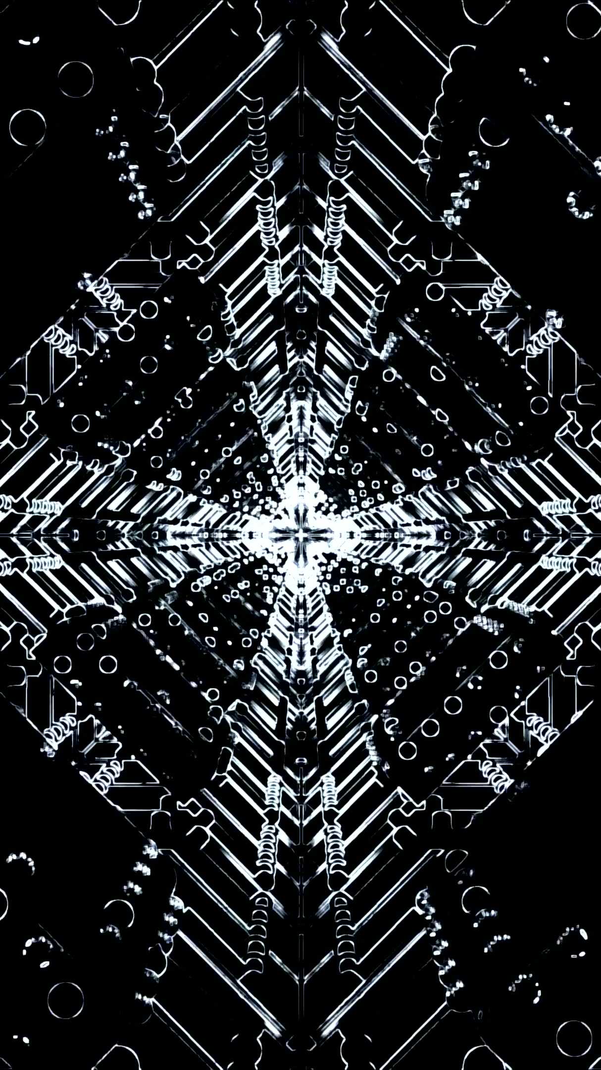 Tunnel video vj loop screensaver features seamless movement throu