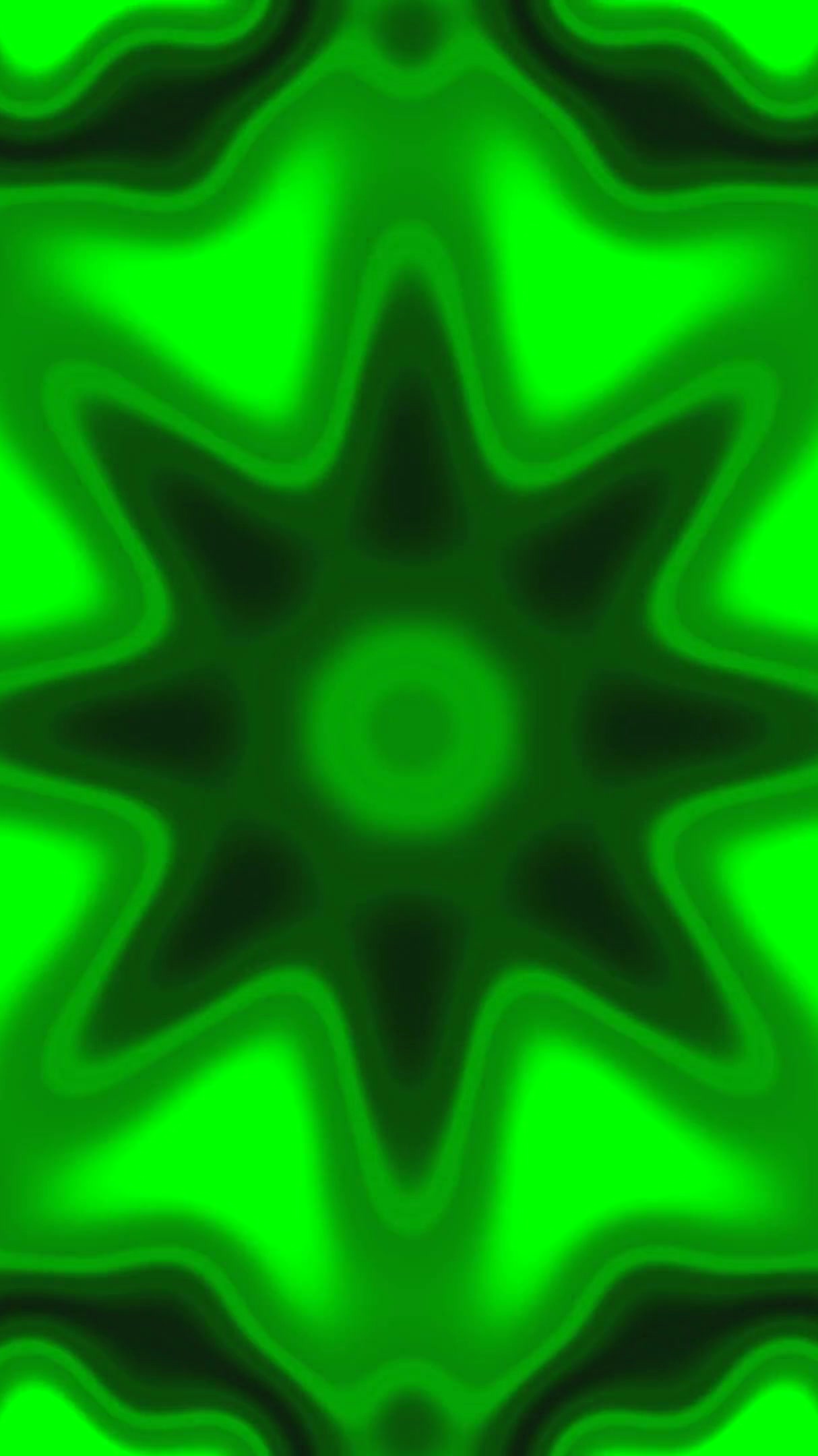 Dynamic tunnel video loop creates mesmerizing green patterns for seamless viewing experience