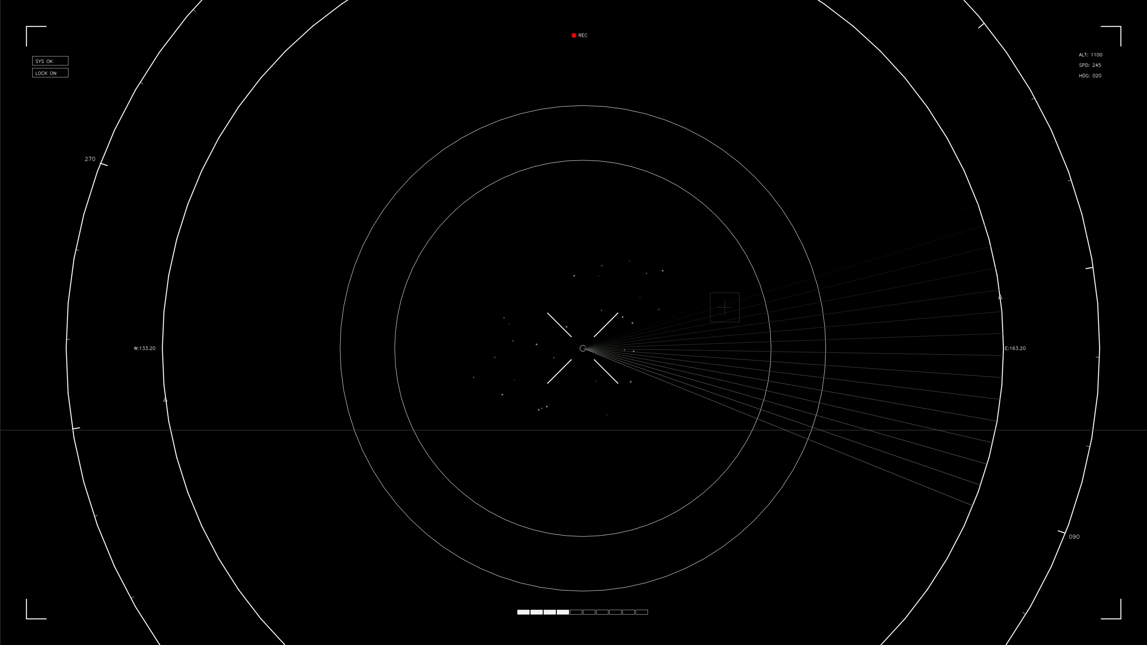 Hud elements in motion for web designers and sci-fi video creators in futuristic settings