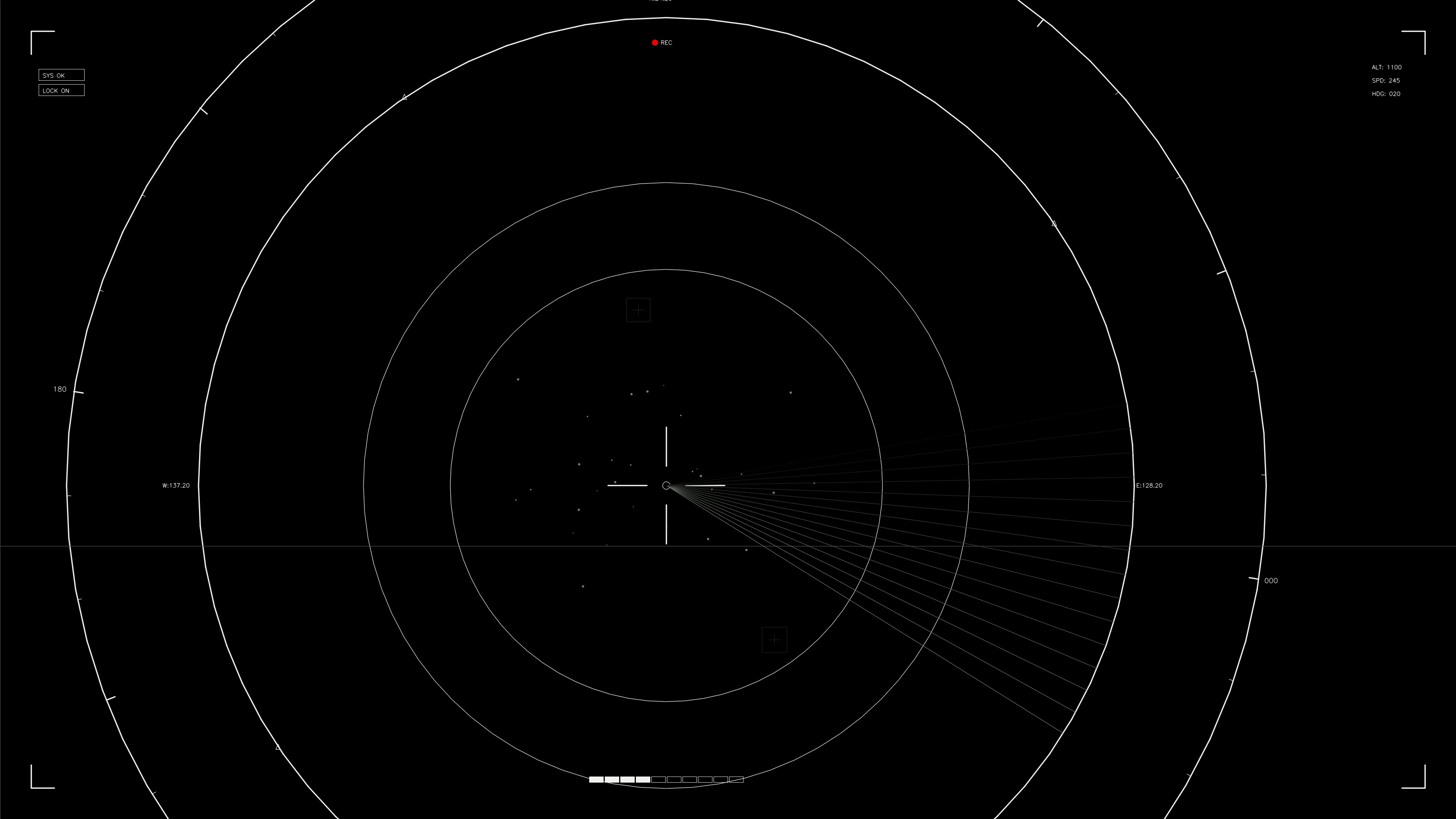 Hud elements animation for web designers and sci-fi video editors showcasing motion and interaction in a digital environment