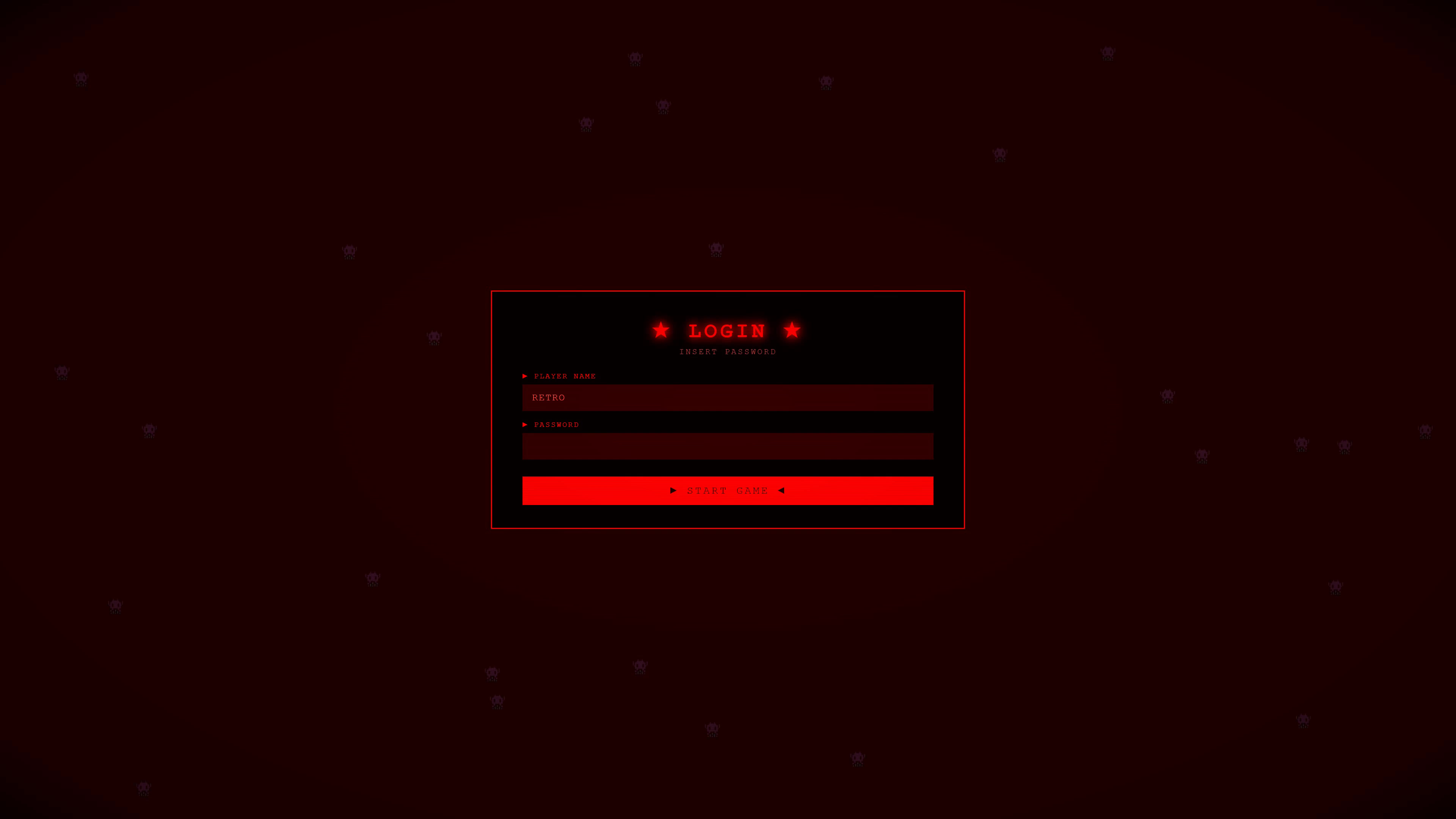 Admin computer login screen shows animation of a hacking attempt and alert messages during the user session