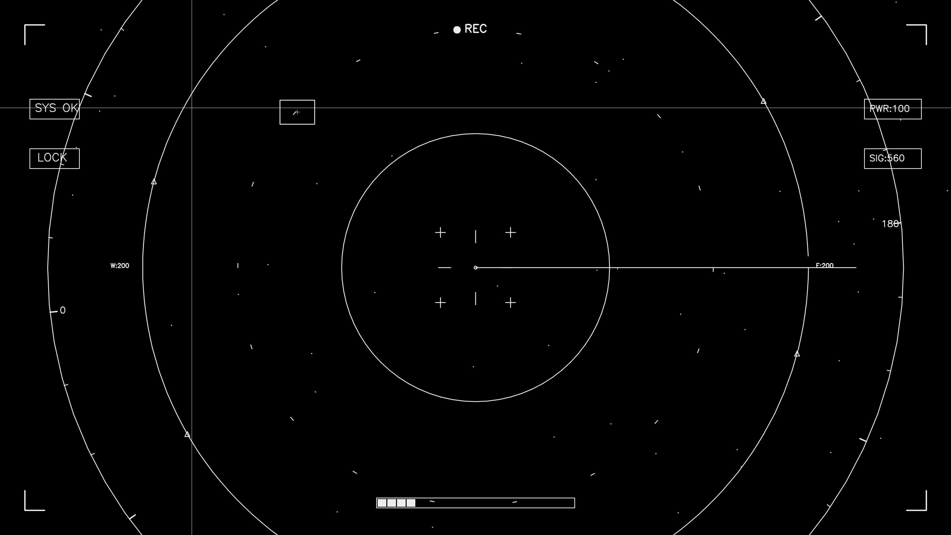 Hud elements animation designed for web designers and video creators working in sci-fi themes