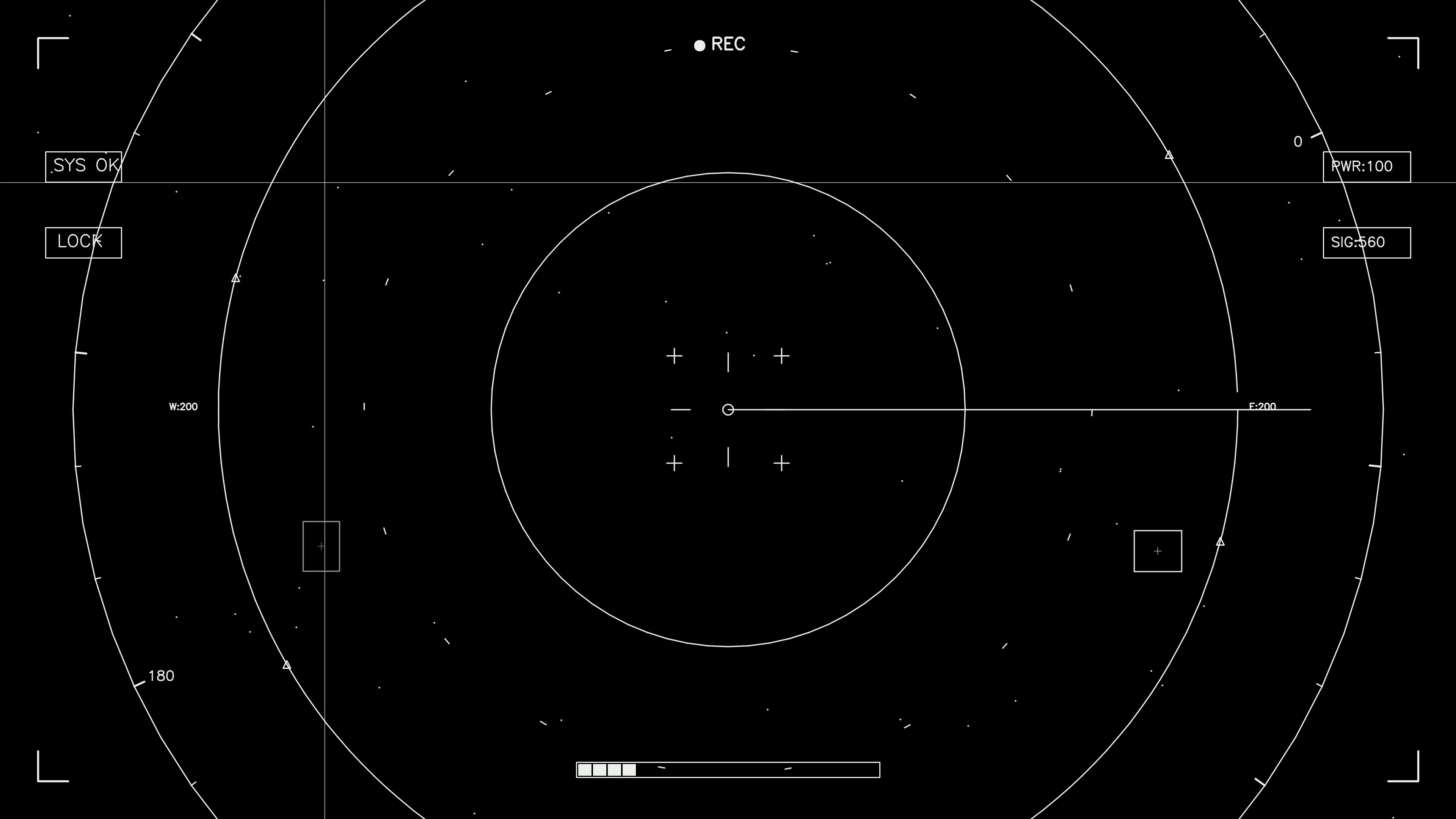 Hud elements animation designed for web designers and video editors working on sci-fi projects with a focus on technology and interactivity