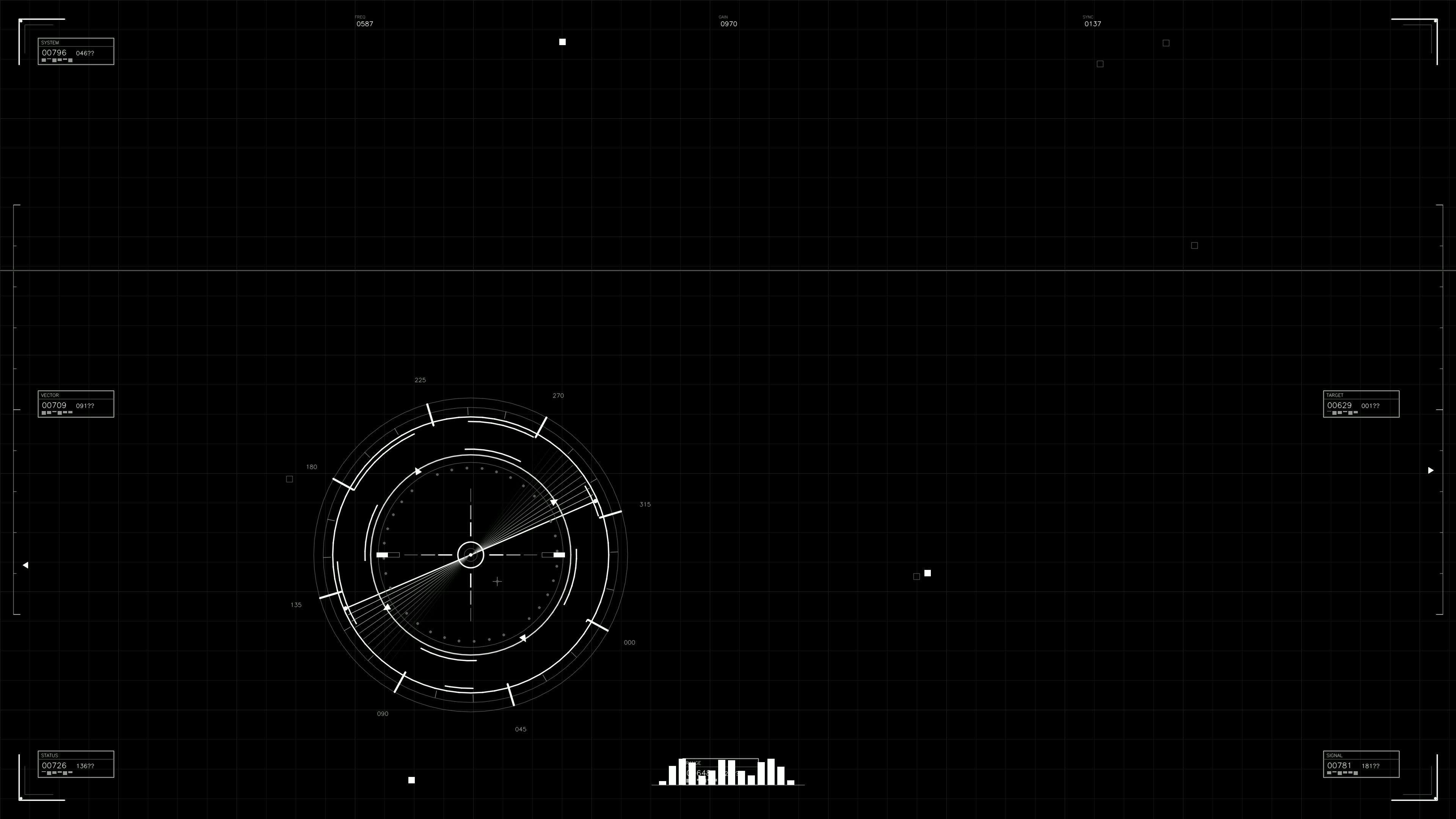Military gui war stock footage hud animation for science fiction production shows data and analytics in action