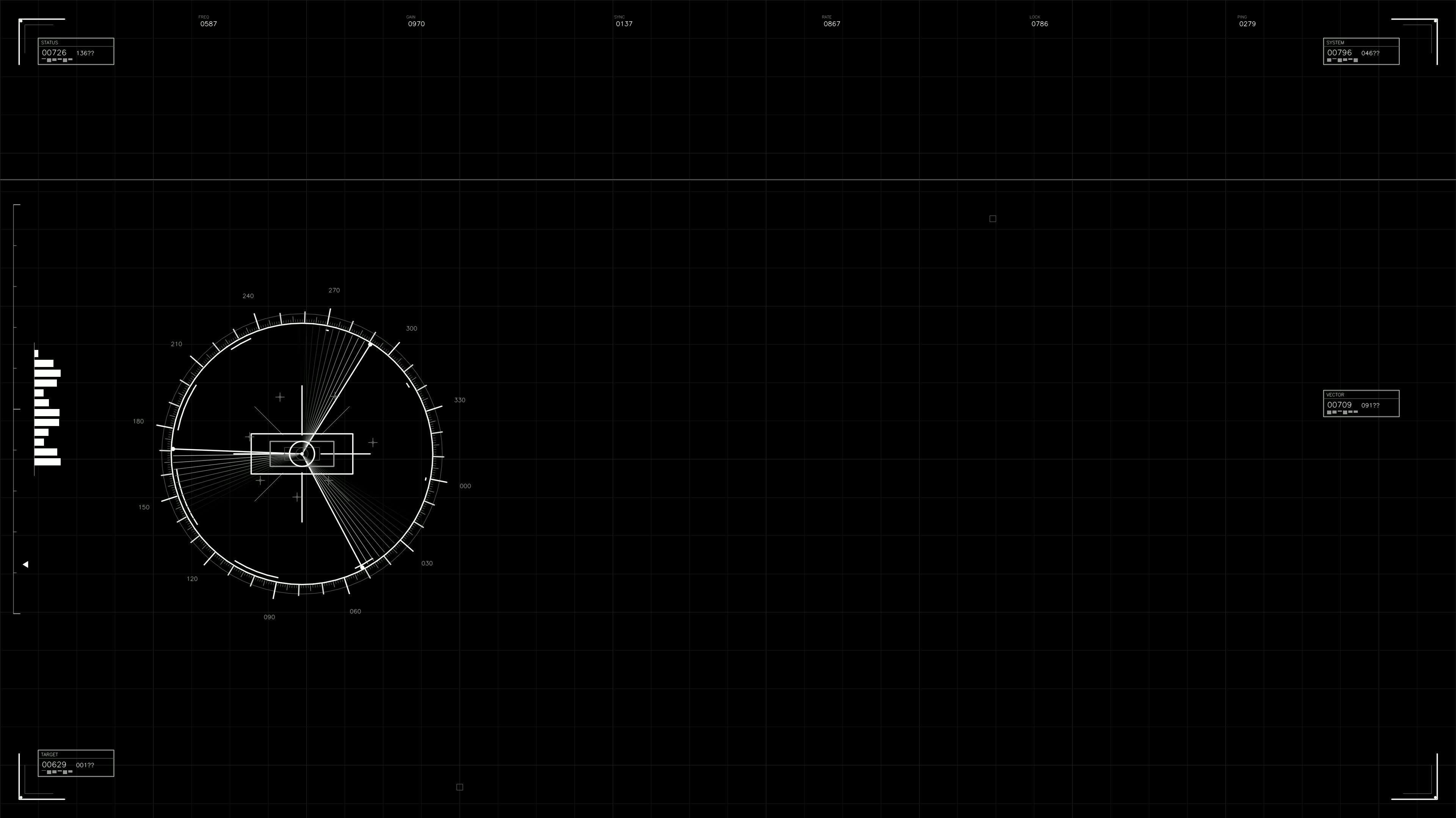 Military gui war stock footage for science fiction production featuring hud animation in a futuristic setting