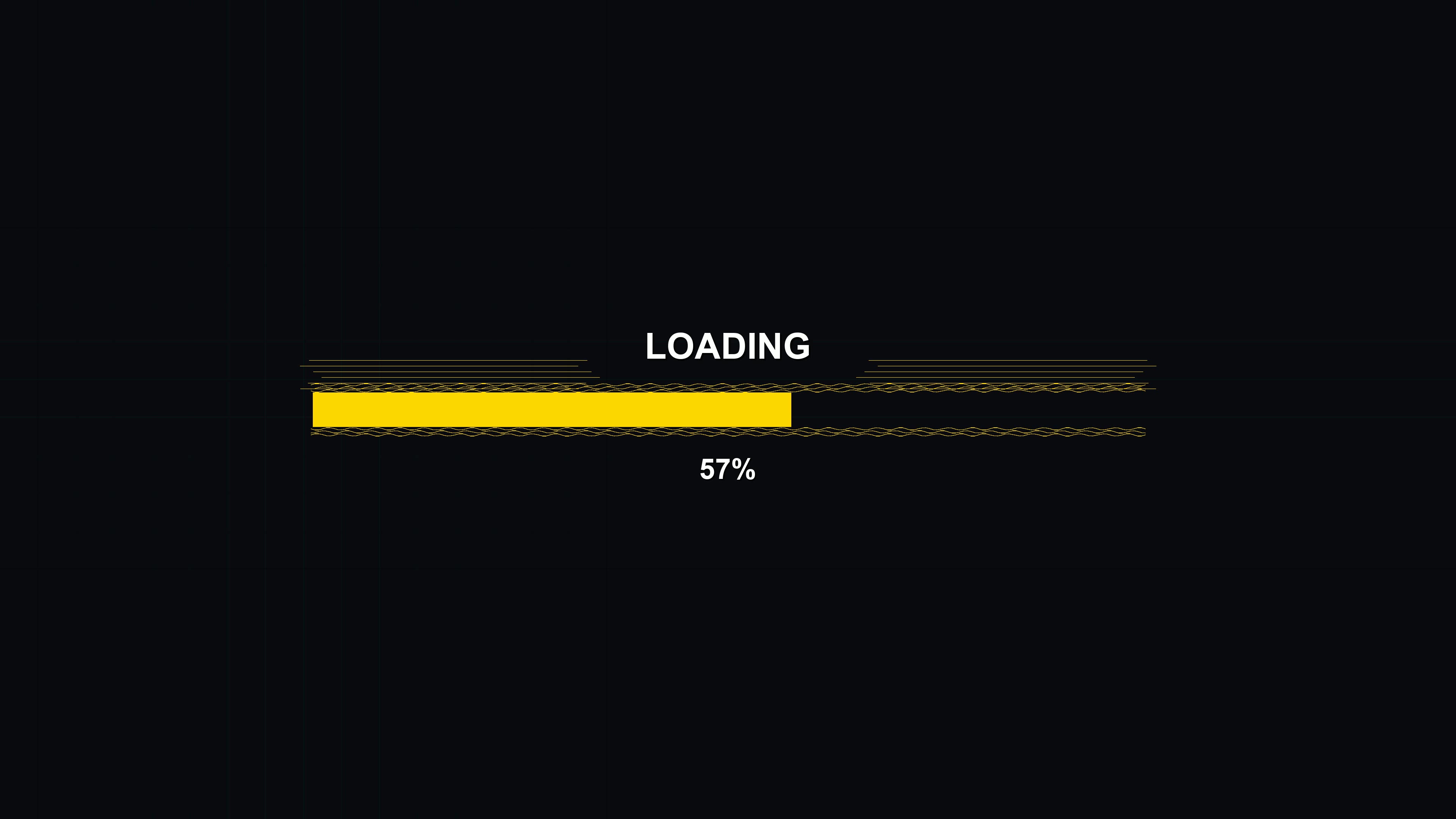 Cool loading bar animation for science fiction settings showing progress in a digital interface