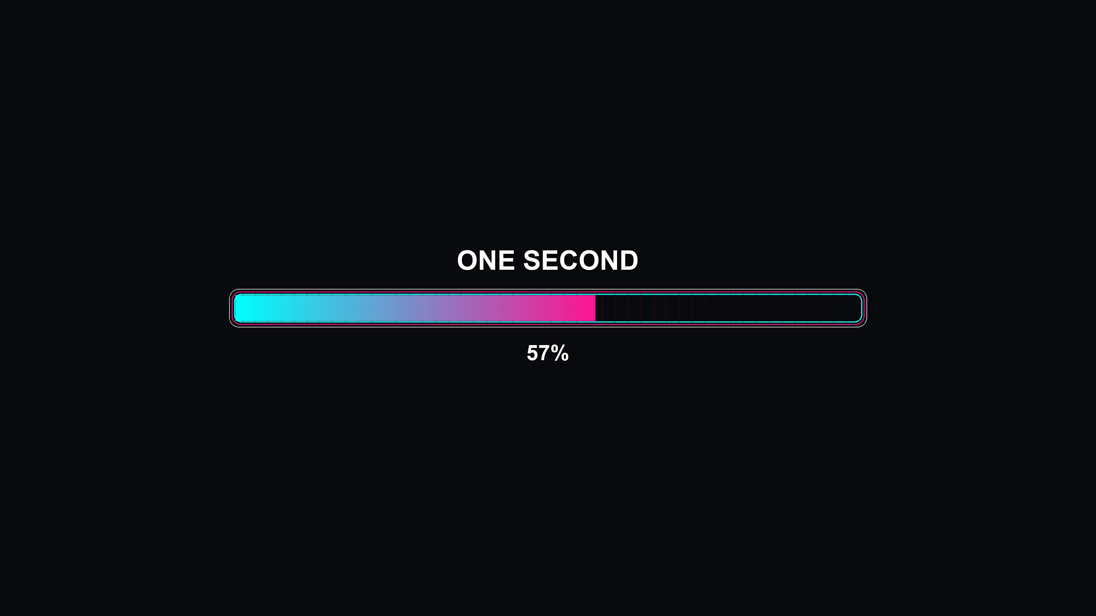 Cool sci fi loading bar animation for progress updates in digital environments