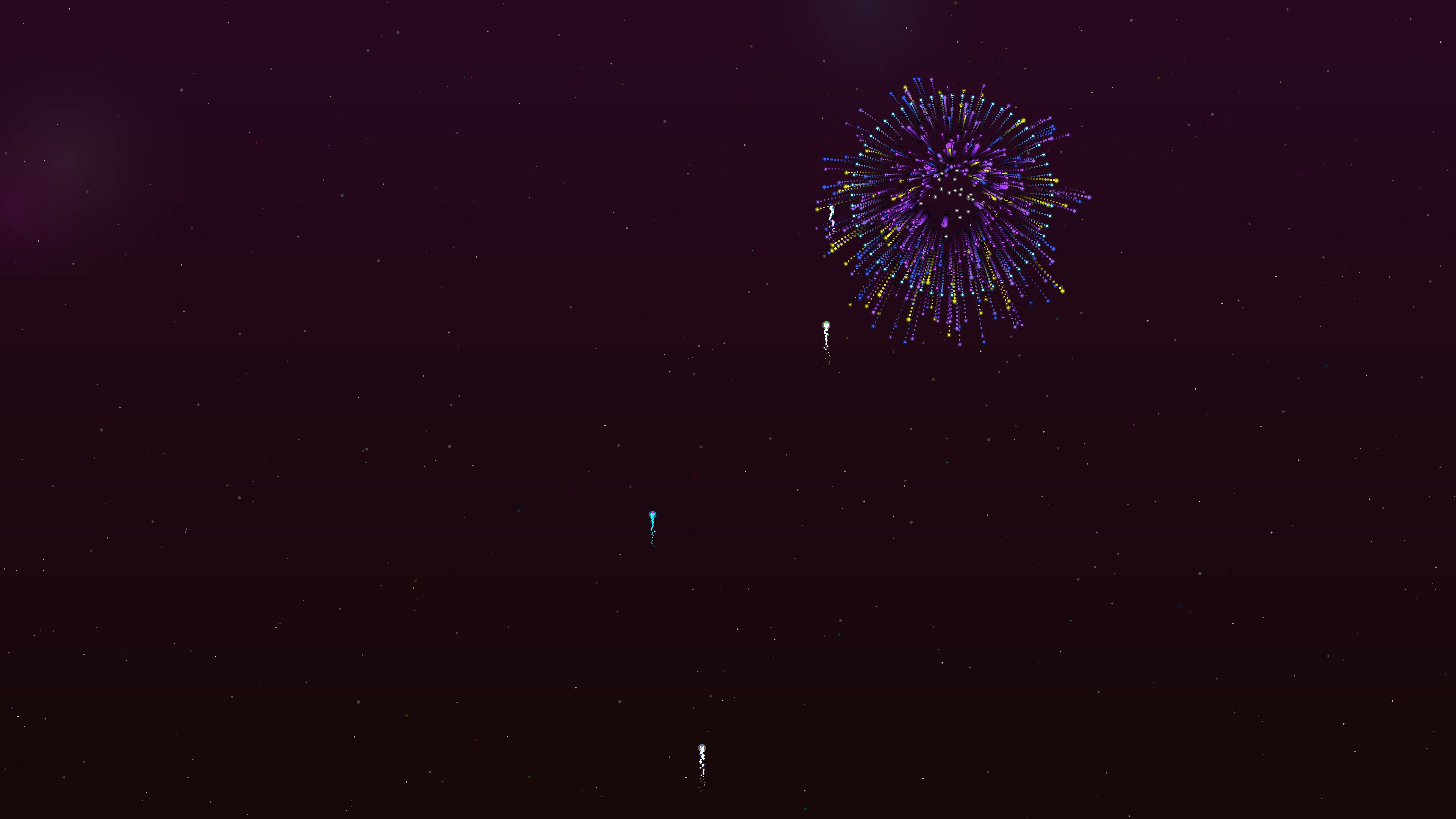 Scifi Neon Firework 007