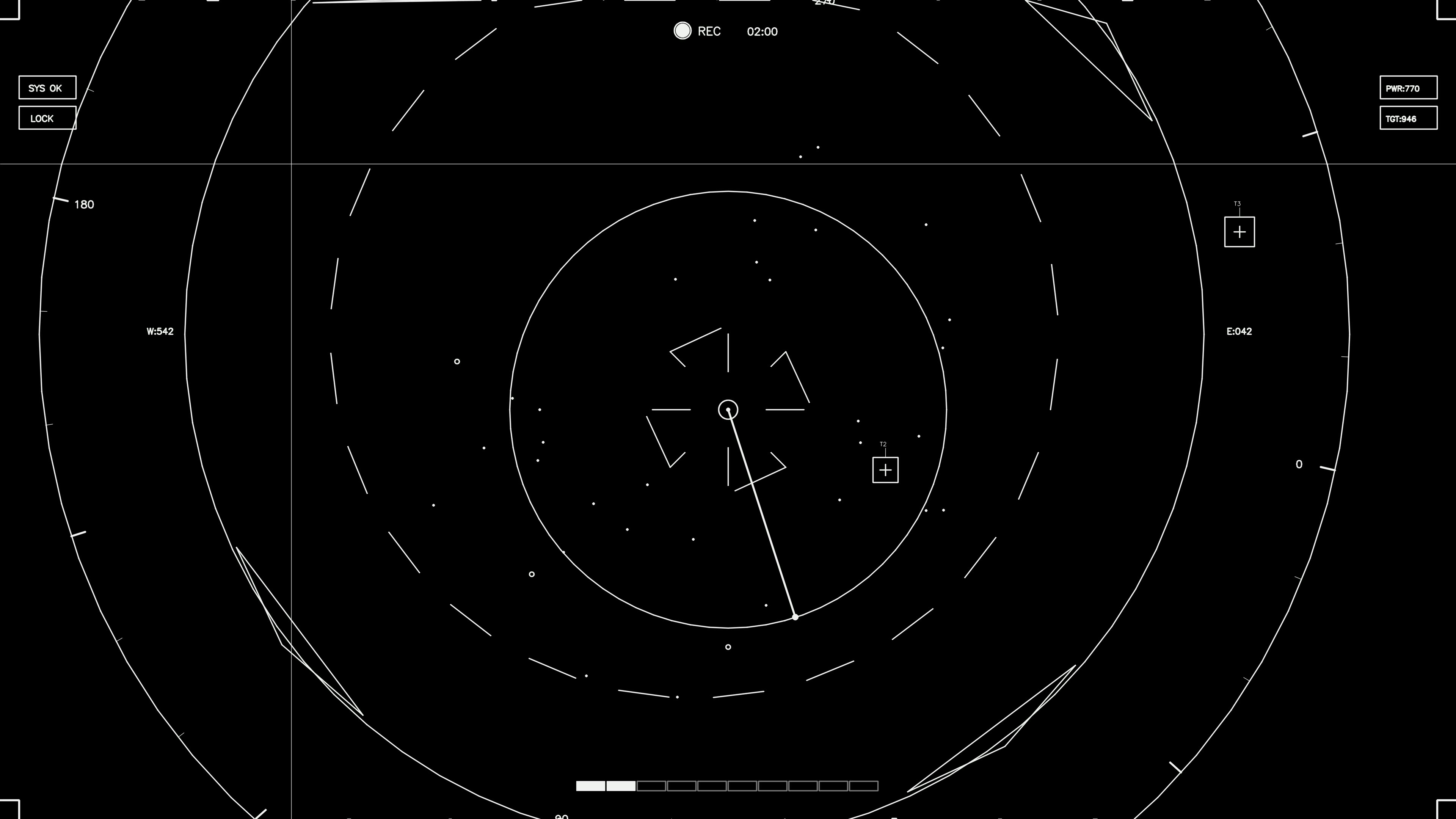 Hud animation for web designers and video editors to enhance sci-fi project presentations and user interfaces