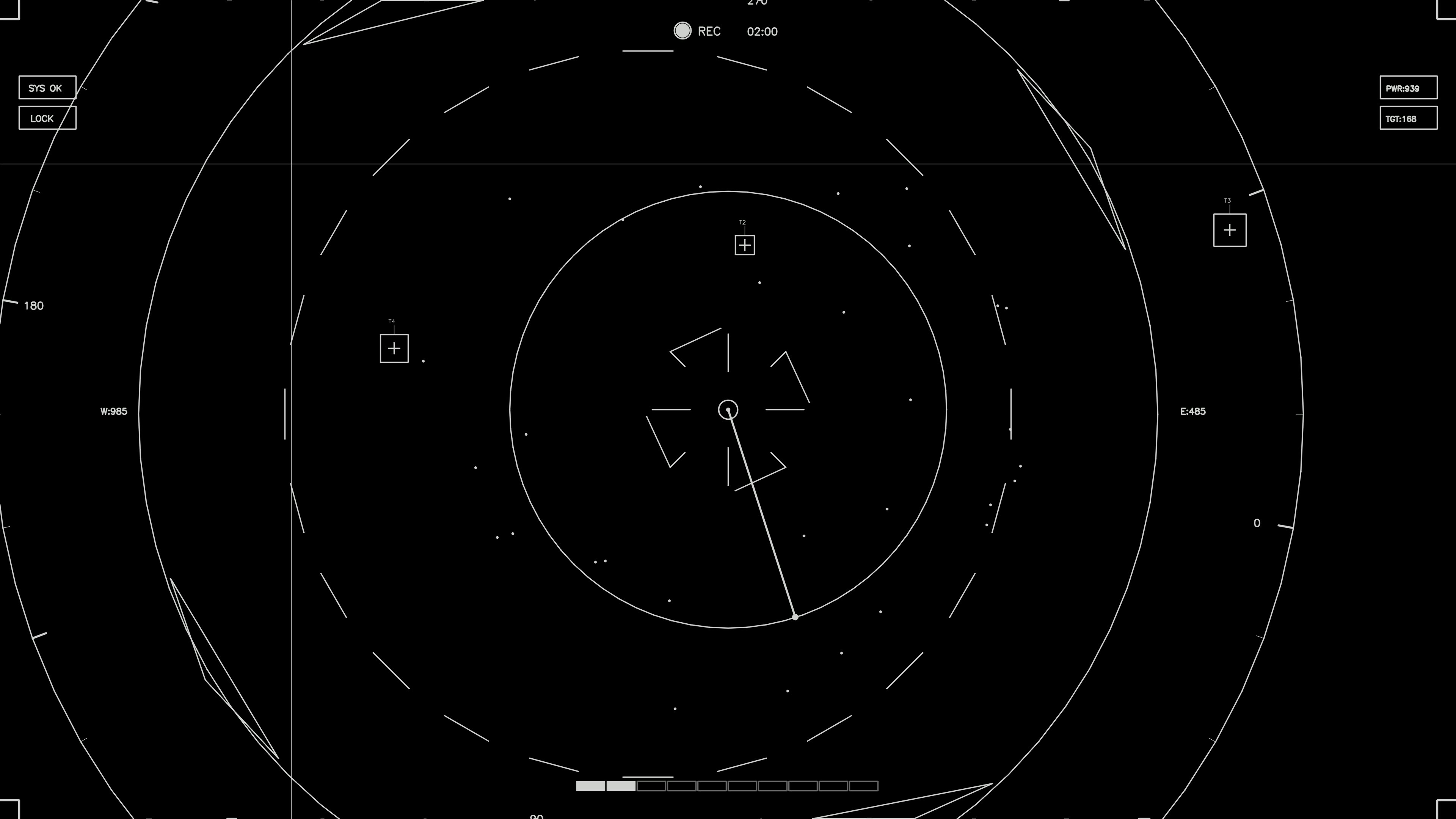 Hud elements animation designed for web designers and sci-fi video editors in a digital environment