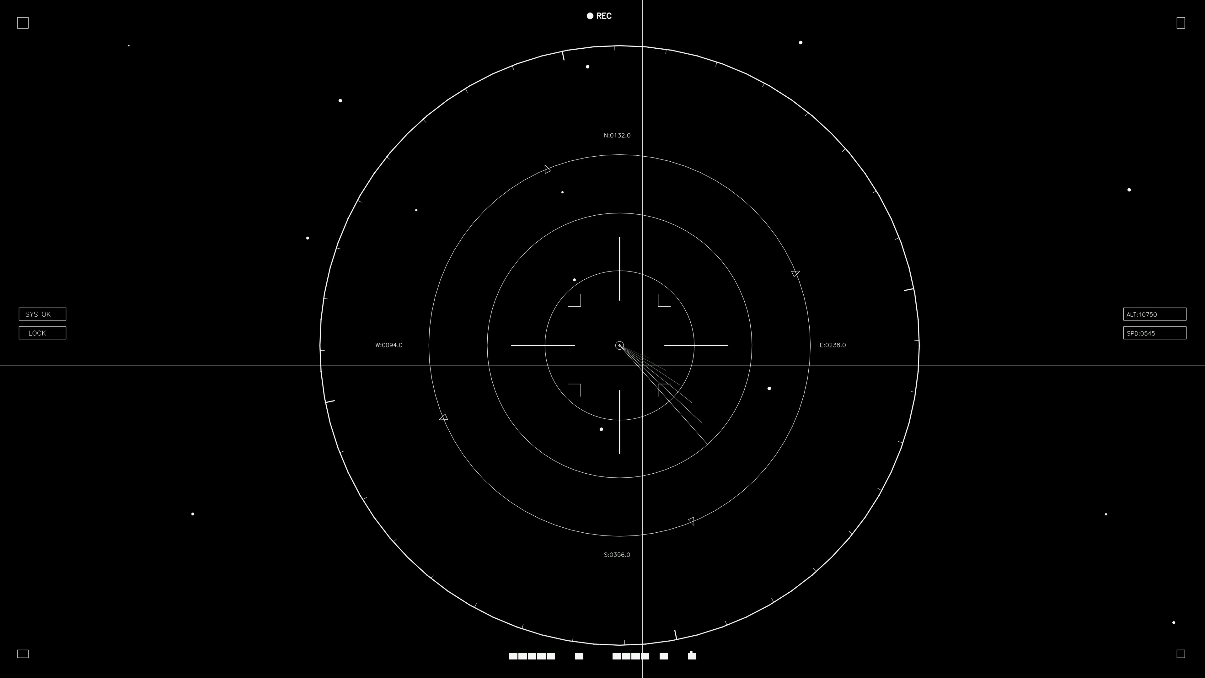 Hud elements animation for web designers and sci-fi video editing tasks on digital platforms