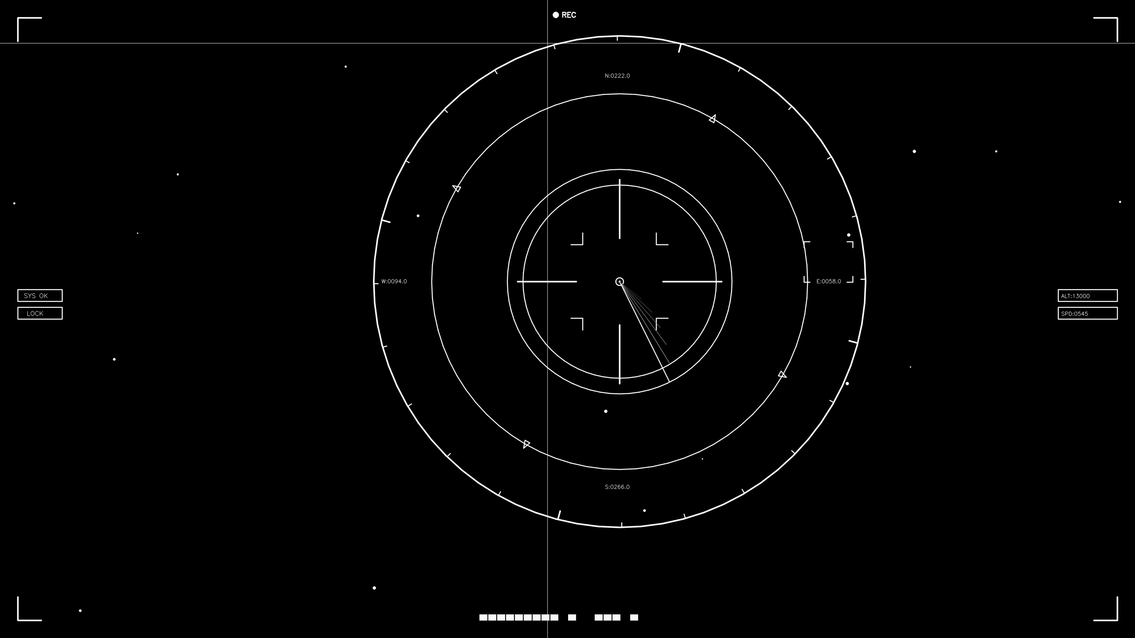 Hud elements animation for web designer and sci fi video cutter focusing on digital interface with rotating circular elements