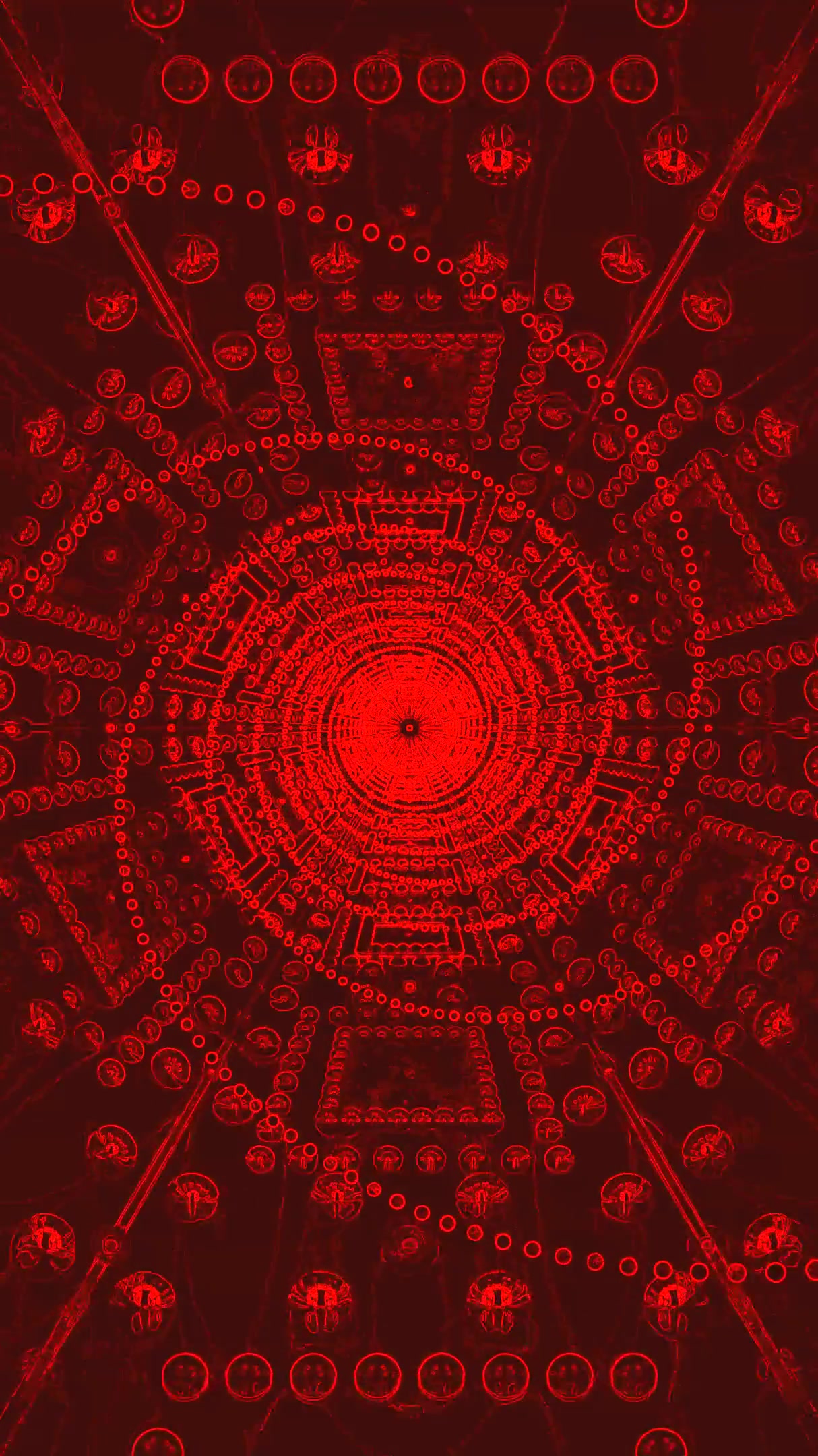 Colorful tunnel video vj loop creates immersive atmosphere with s